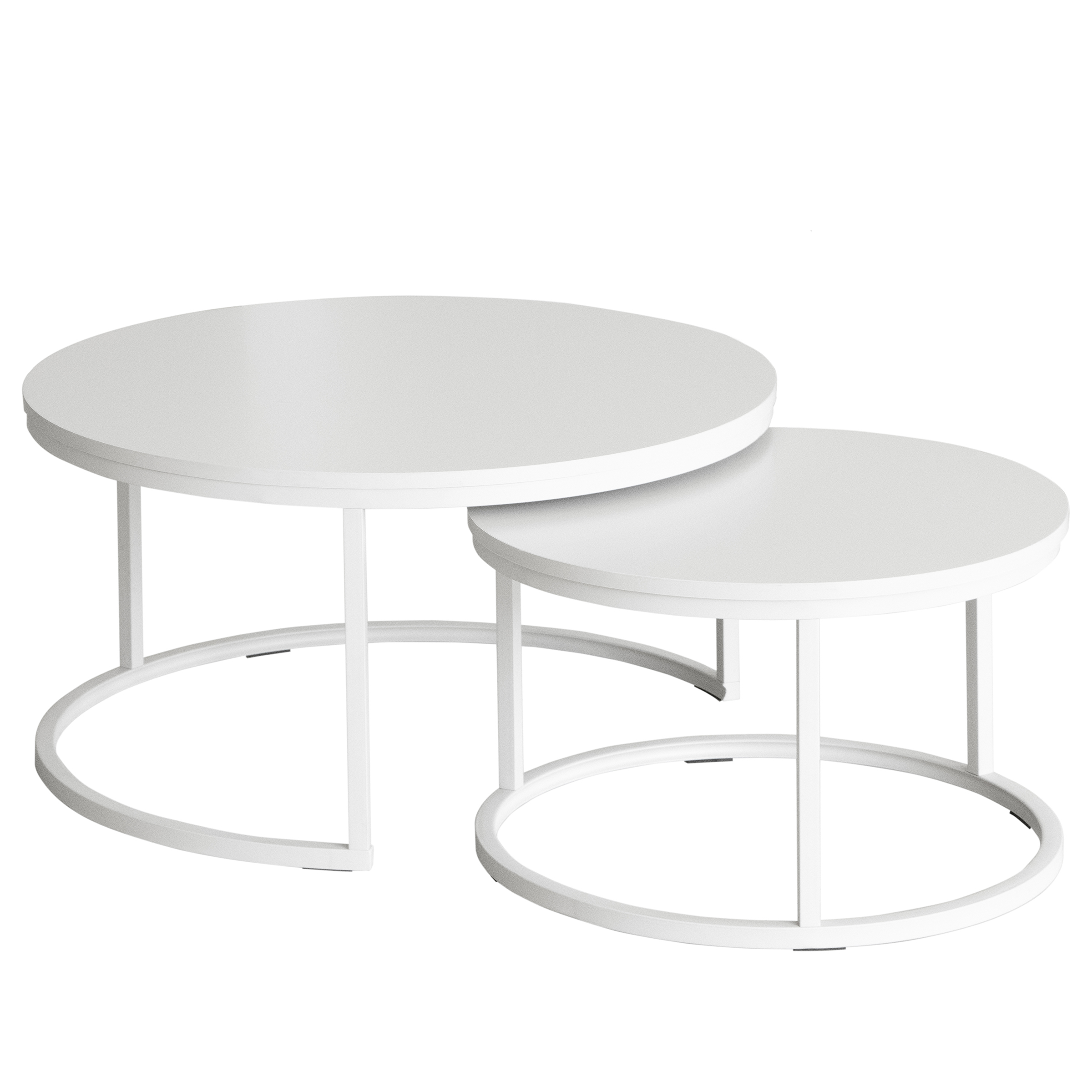 Coffee Table Hickry Set of 2 Cashmere
