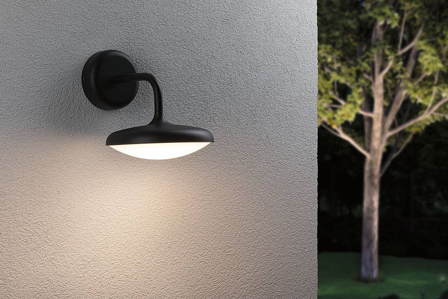 Nostro Wandleuchte Aluminium Grau 1-flammig