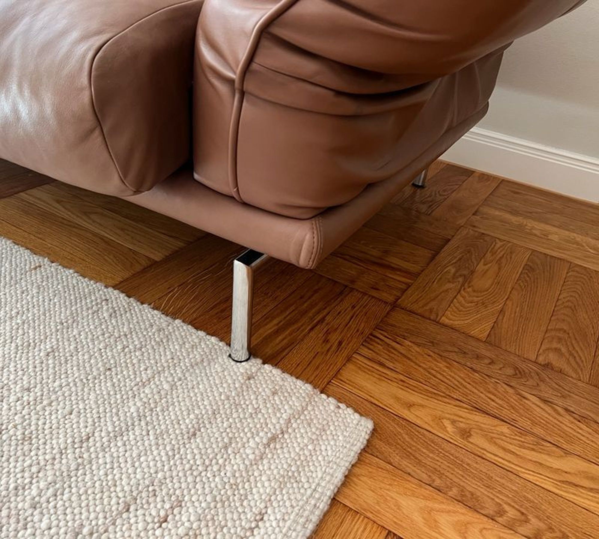 Denver Sofa 2-Sitzer Leder Braun