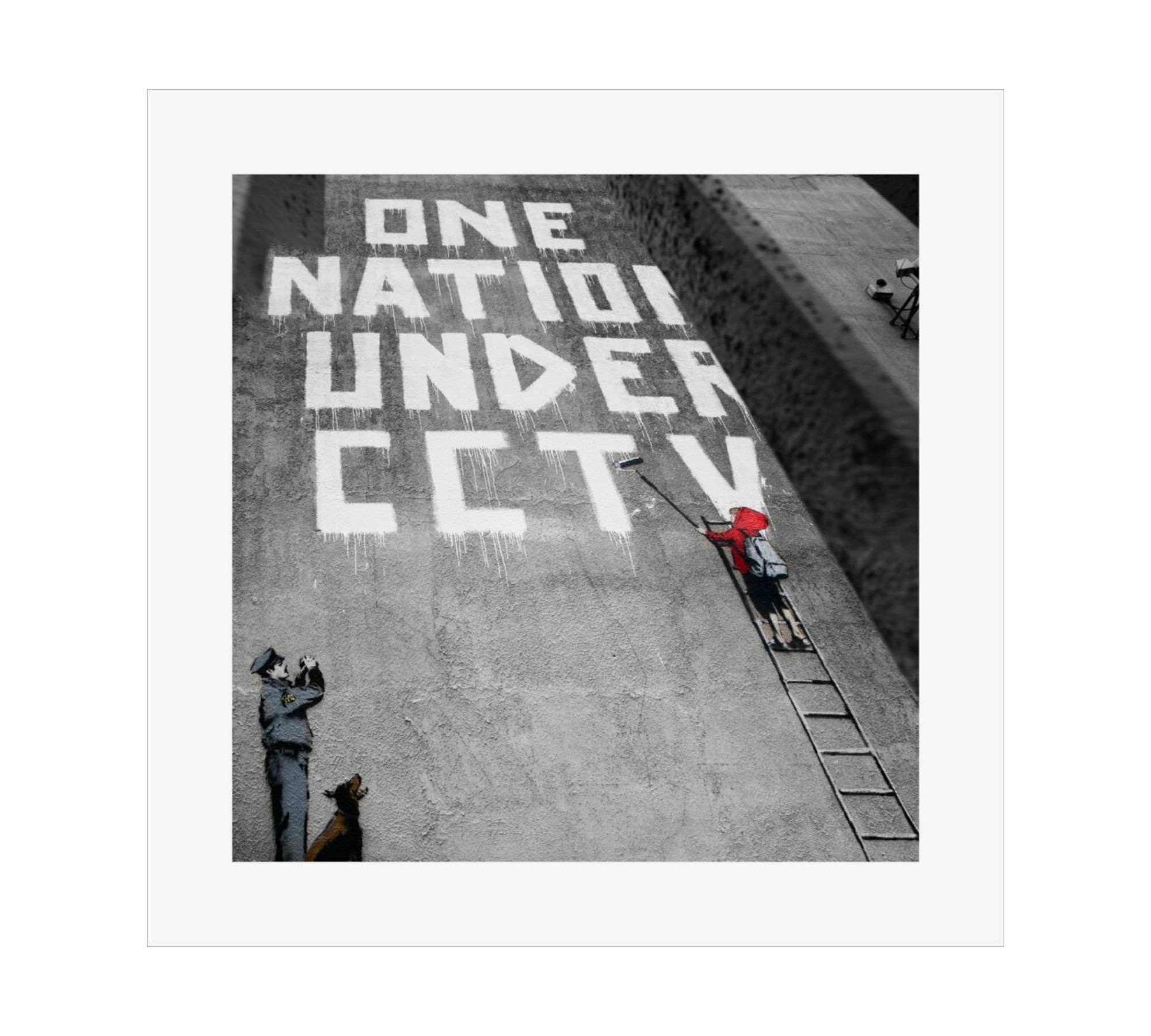 Newman Street - Banksy 40 x 40 cm