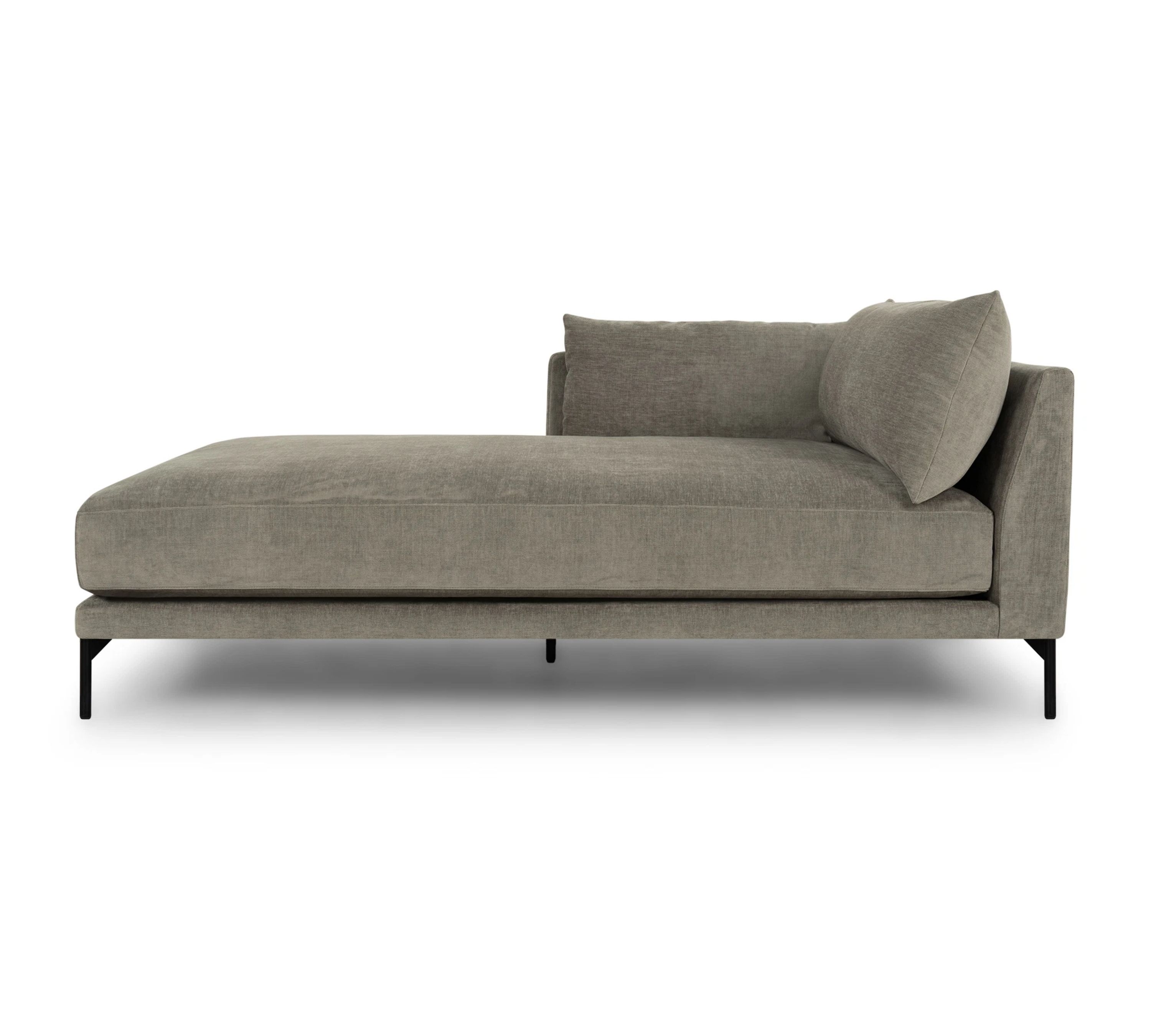 Vincent 1-Sitzer Récamiere Links Planet Grey Green