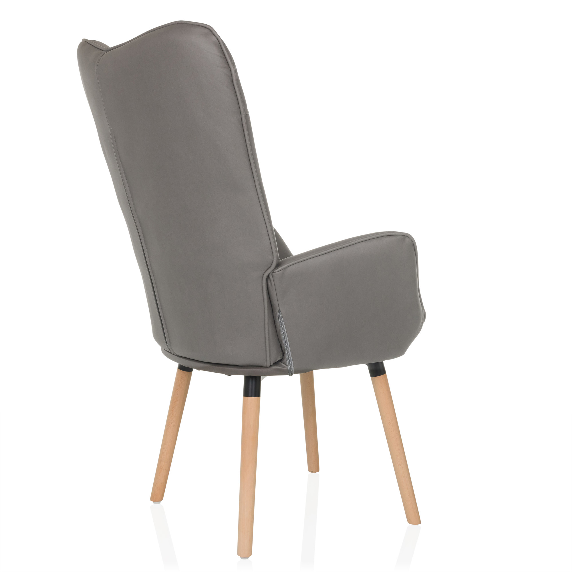 Havenio I Armchair Fabric Velvet Grey