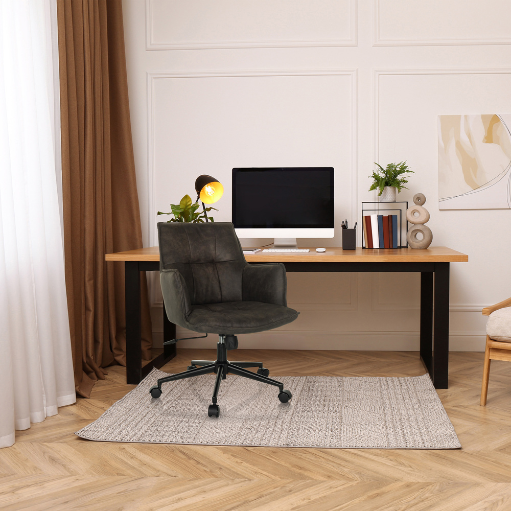 Solao Life Office Chair Swivel Fabric Green