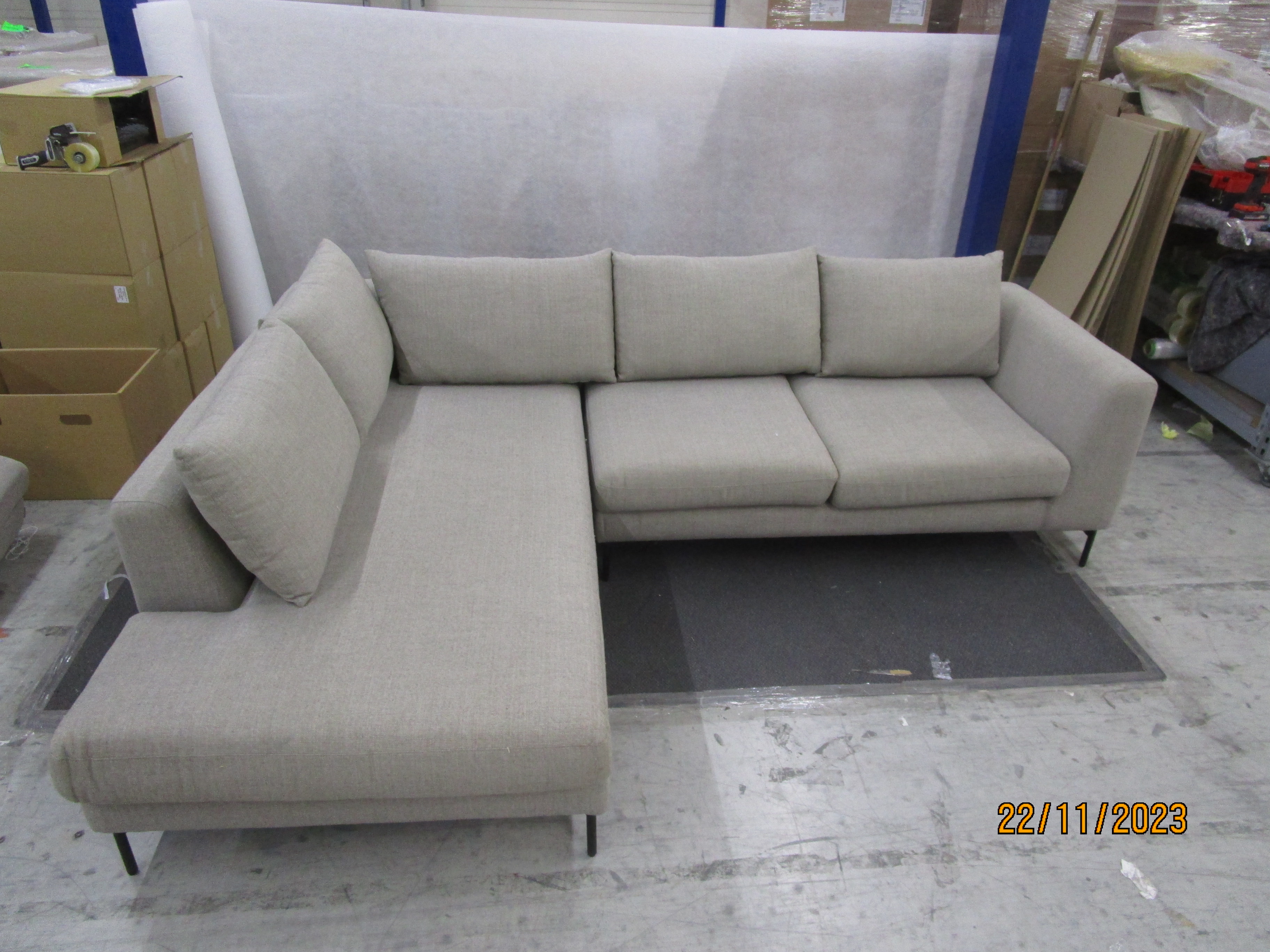 Noa Ecksofa Links Vega Sand Dune