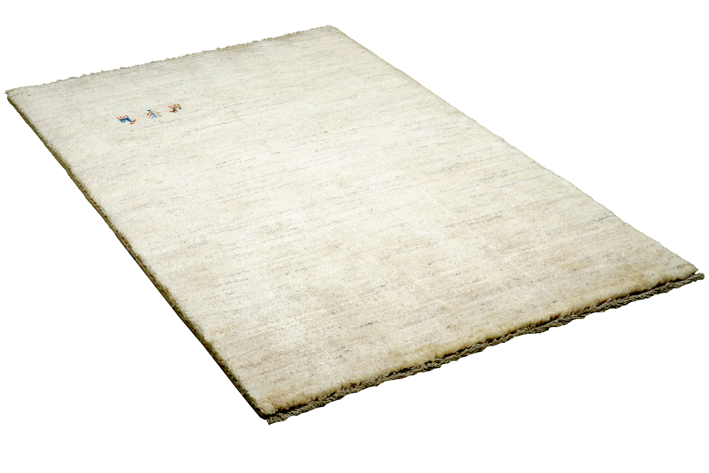 Gabbeh Teppich Wolle Beige