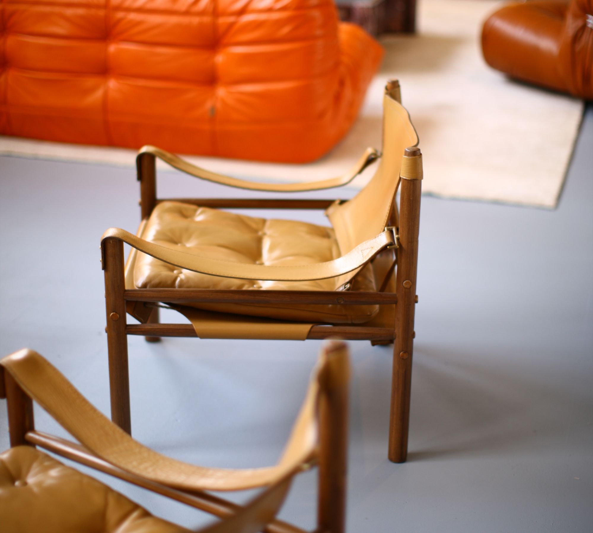 2x Sessel Safari Sirocco Arne Norell est. 1965