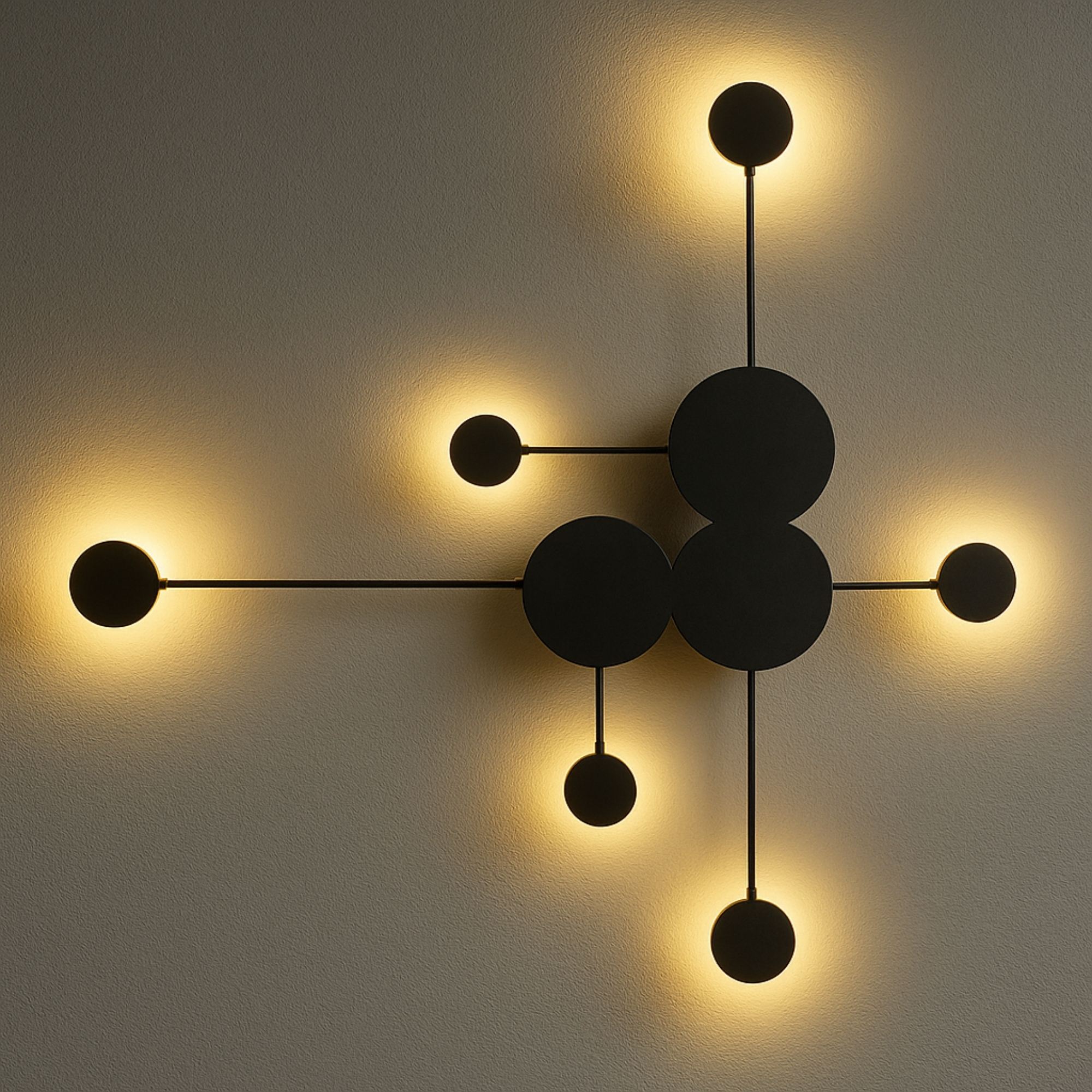 Ledos Wall Lamp Metal Black