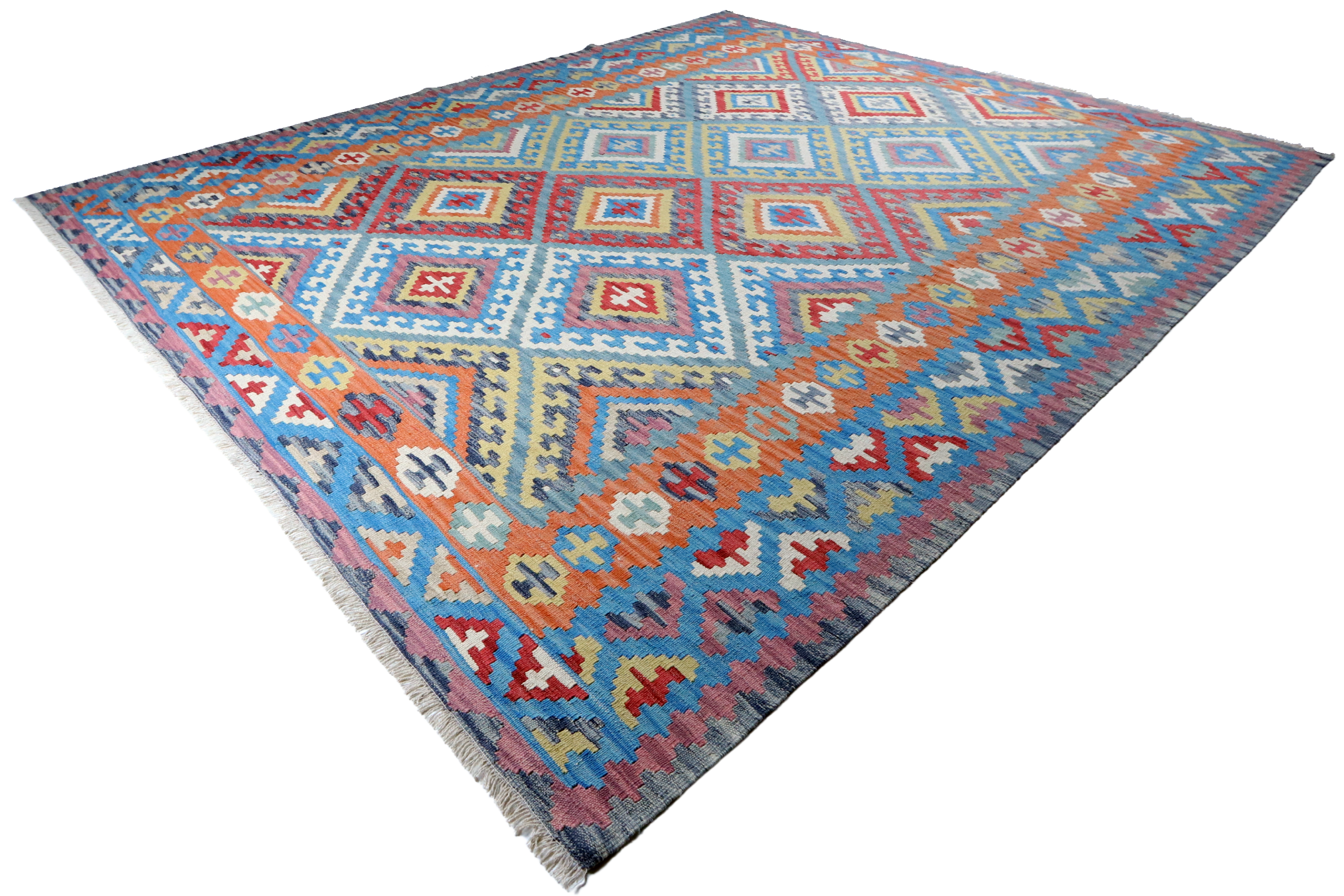 Kilim Gashgai Teppich Mehrfarbig