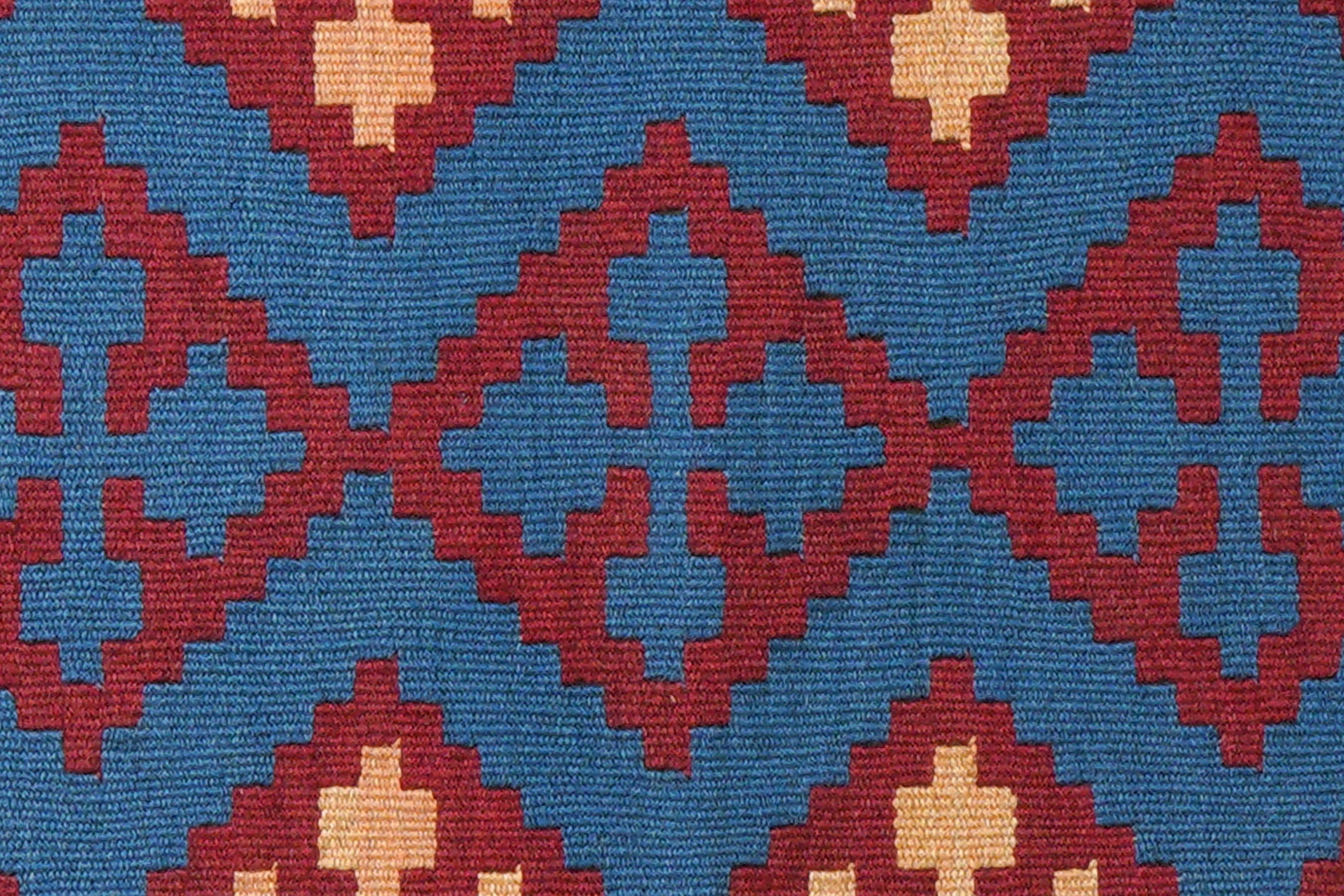 Kilim Gashgai Teppich Blau