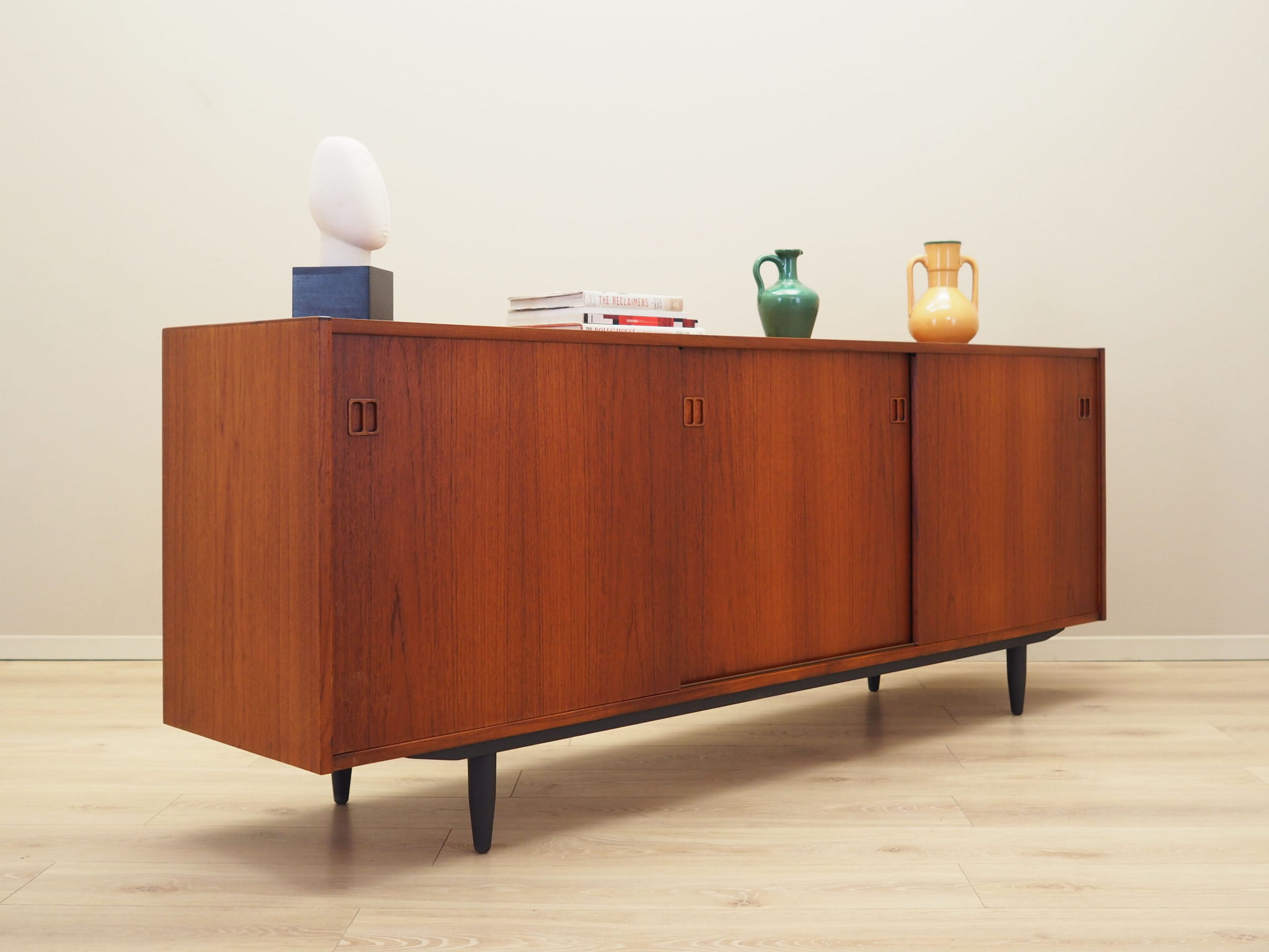 Vintage Sideboard Teakholz Braun 1970er Jahre