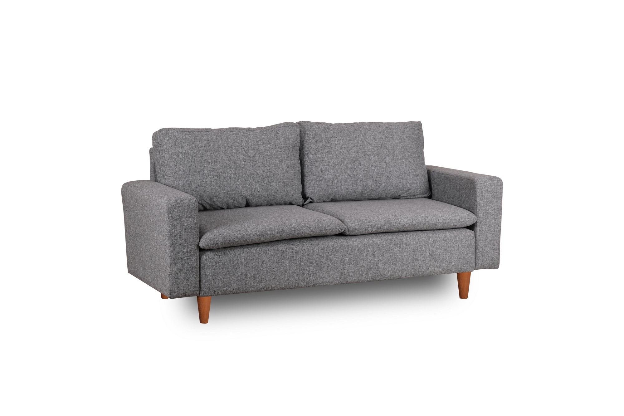 Lungo Sofa 2-Sitzer Hellgrau