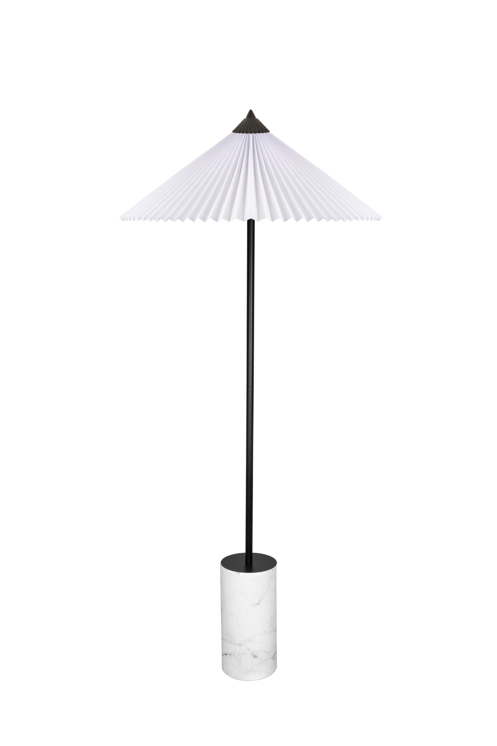 Matisse Floor Lamp Marble White Black