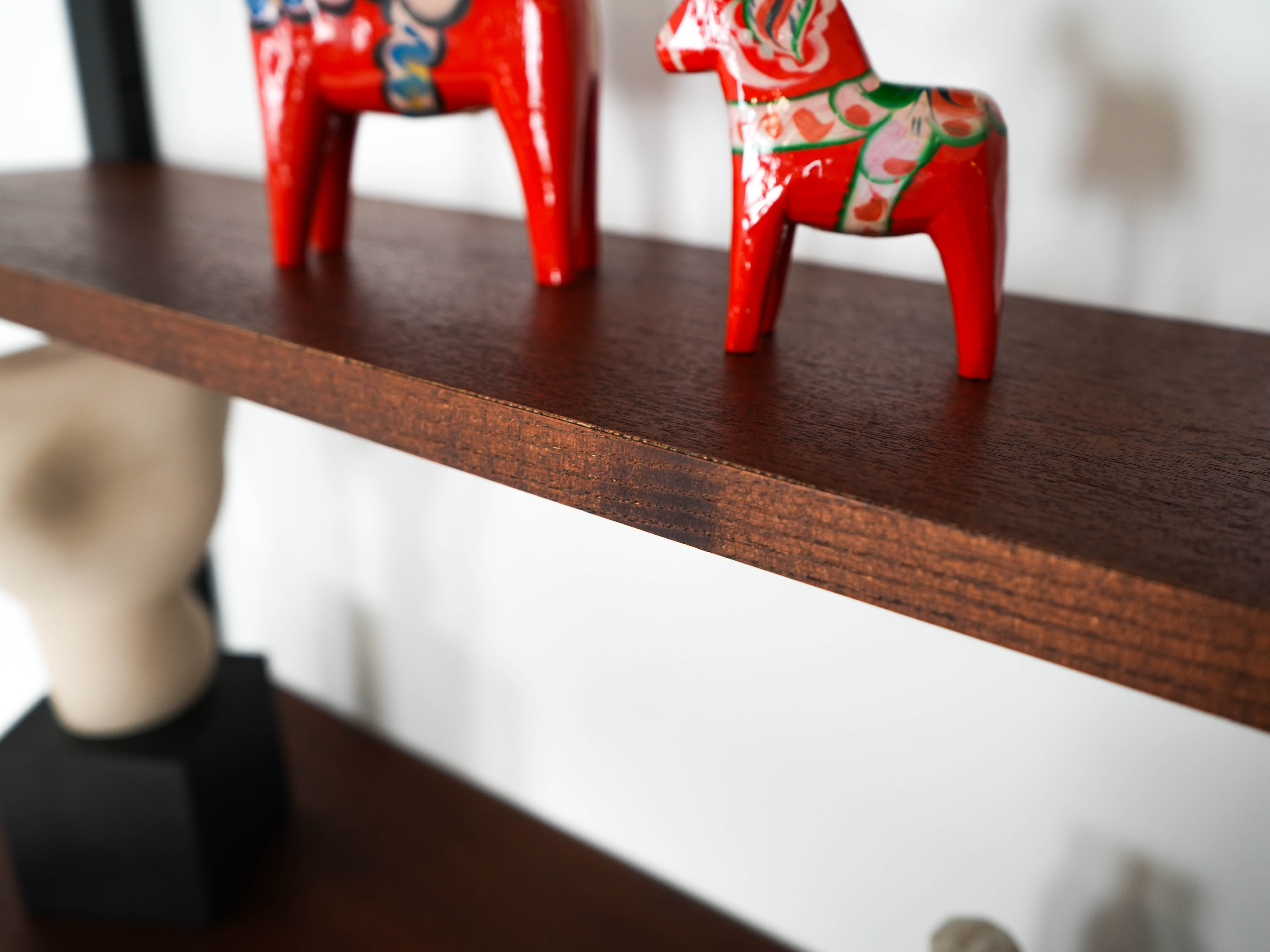 Teak-Wandmöbel Braun 1960er Jahre