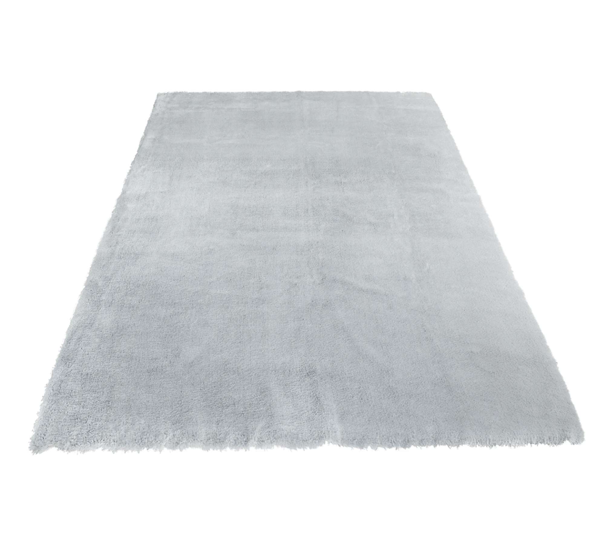 Teppich Kunstfaser Grau 80 x 150 cm