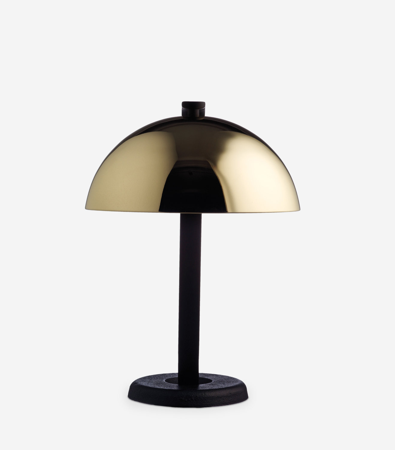 Cloche Tischleuchte Metall Gold