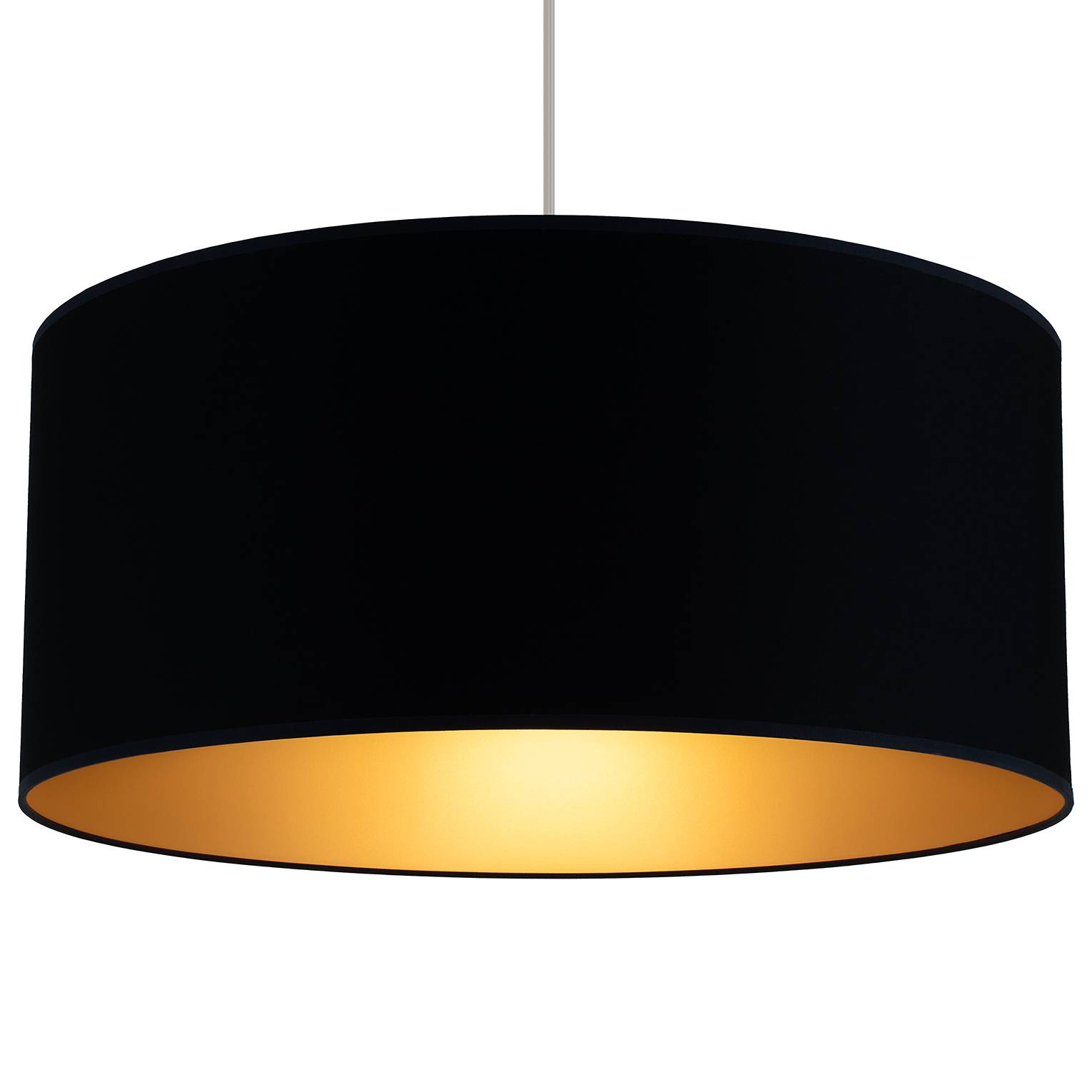 1-Flammig Midas III Pendelleuchte Baumwollstoff Stahl