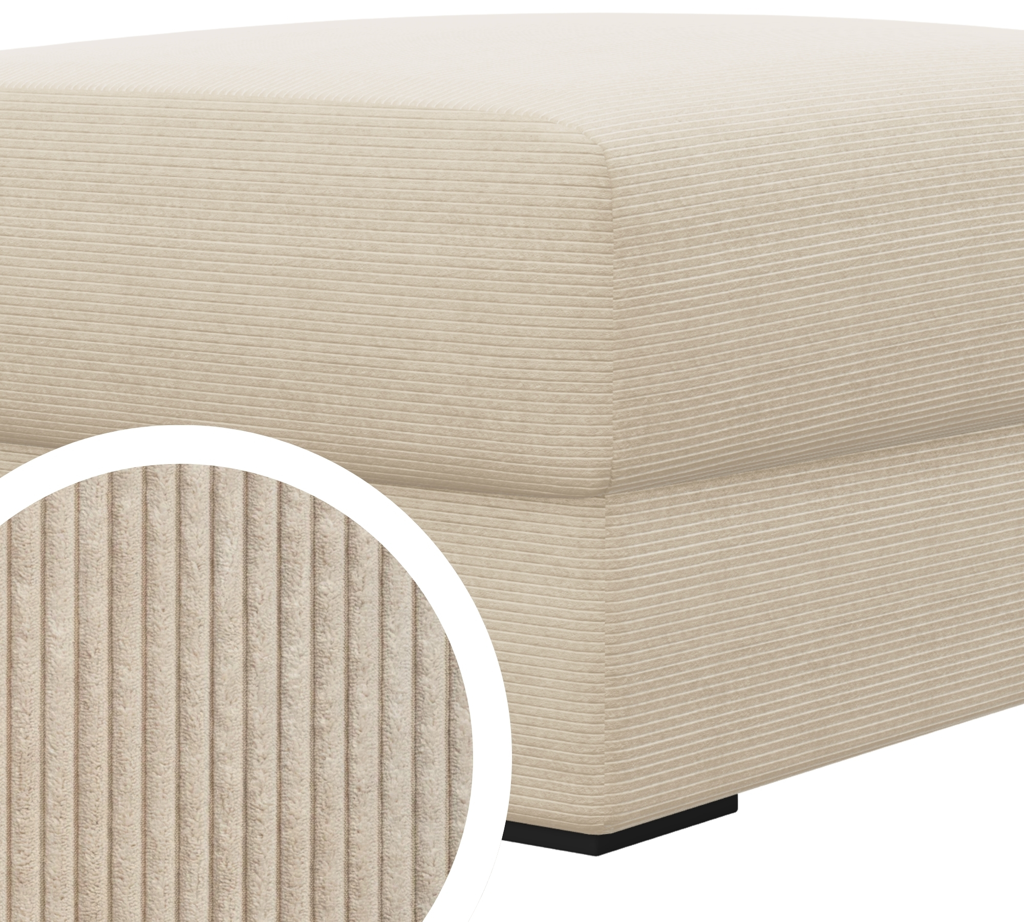Björnen Fußhocker Anafi Creme 22