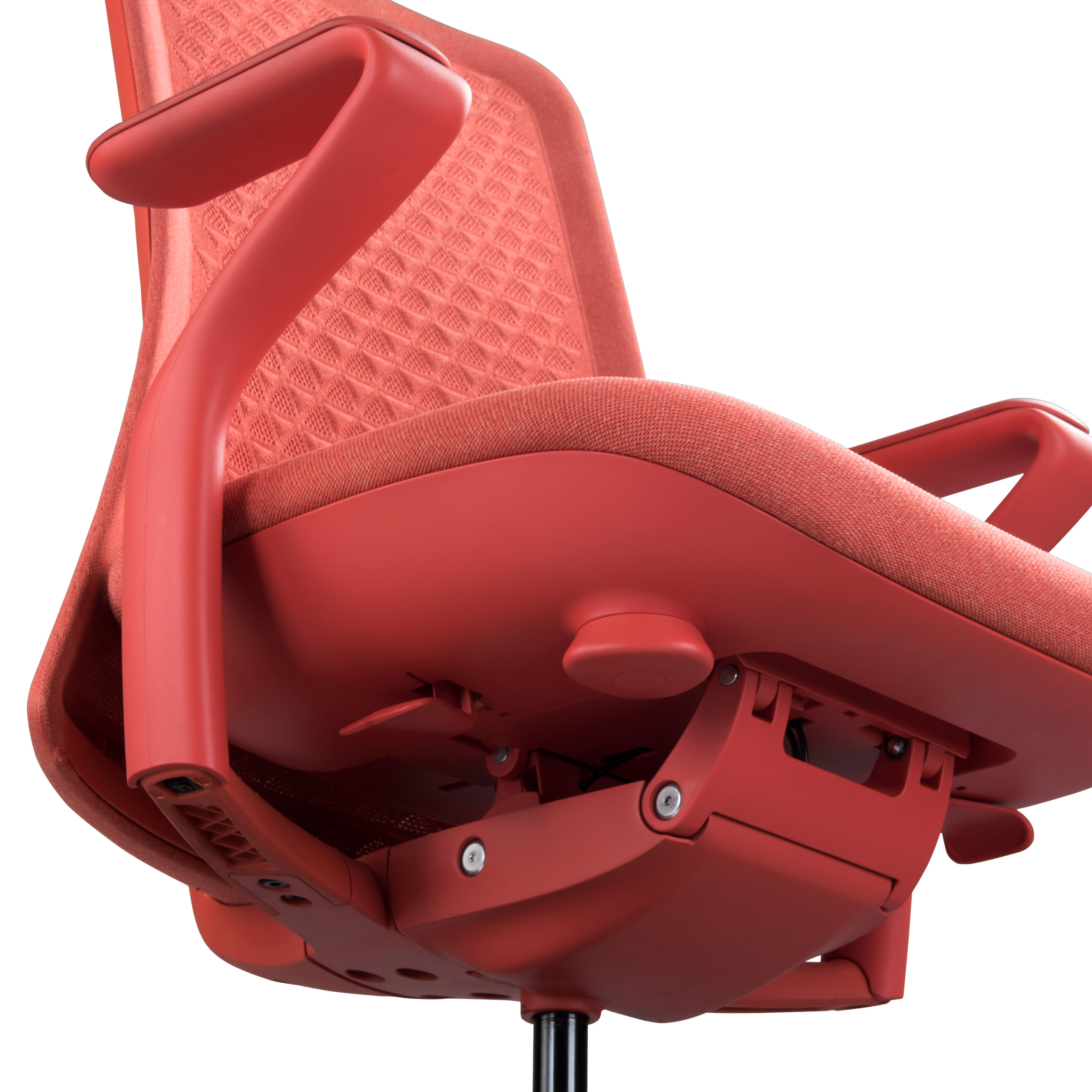 VERVIO Bürostuhl Netzstoff Rot