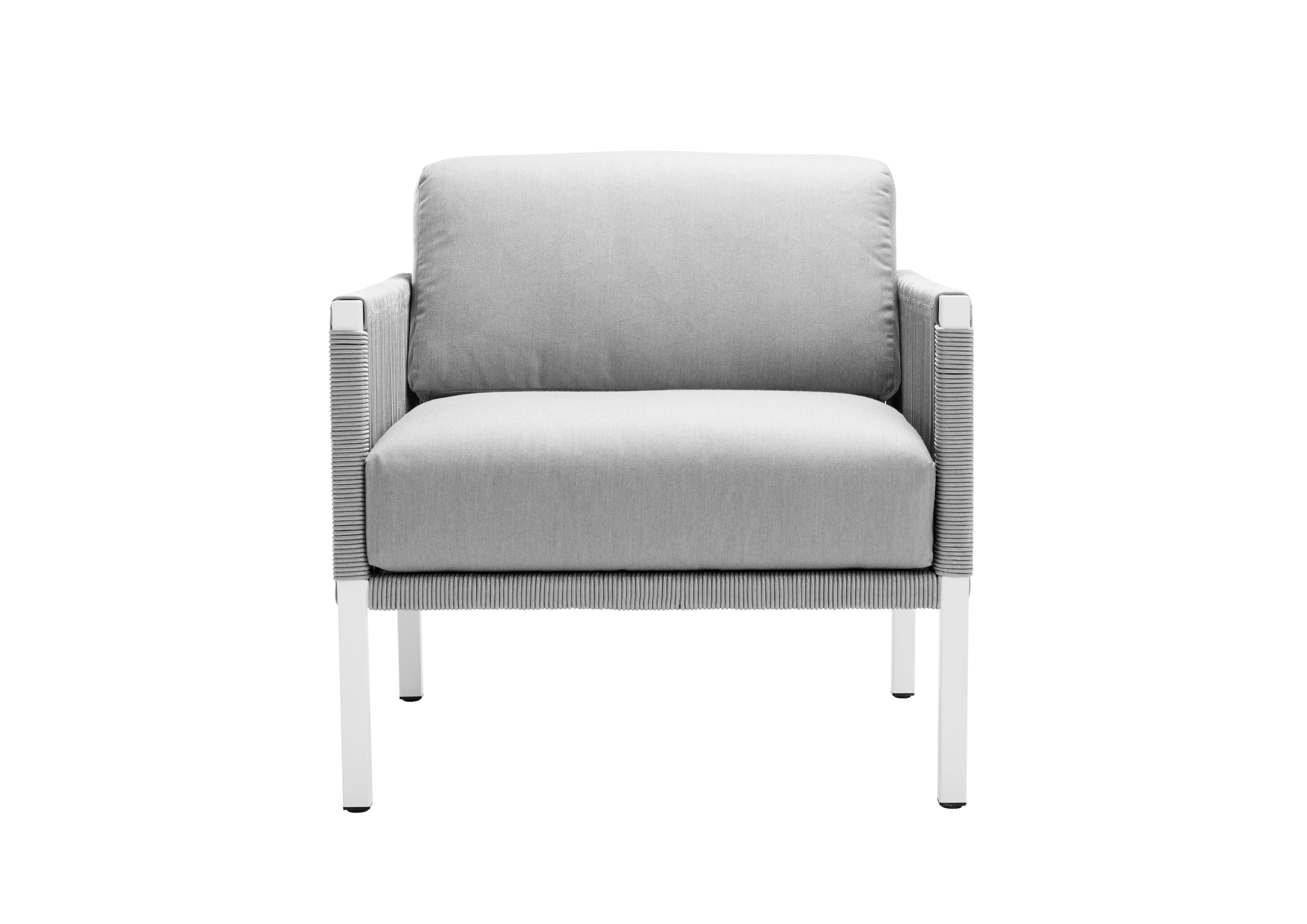 Club Garten Loungesessel Grau