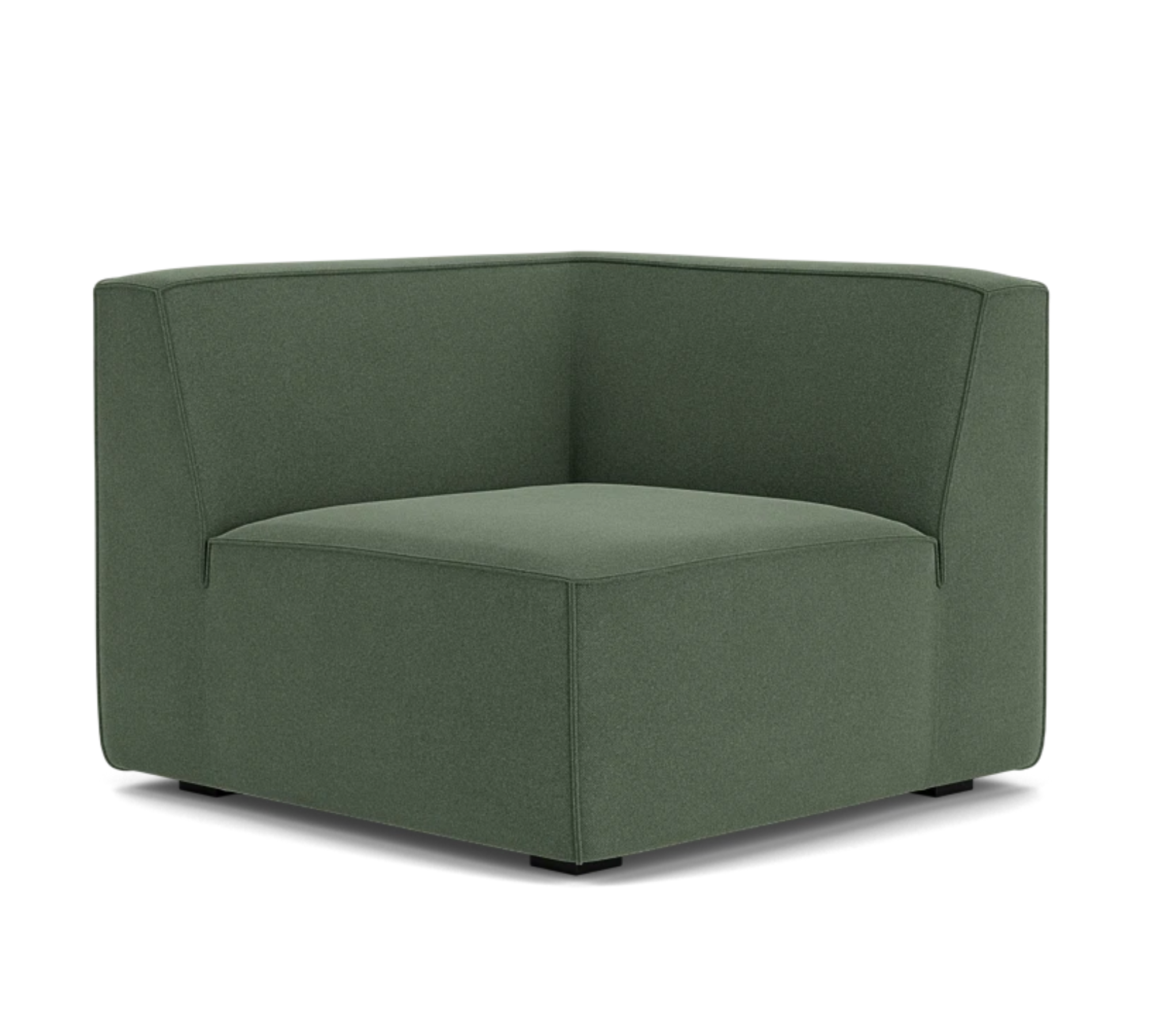 Dane 1 posto modulo angolare destro Cura Dark Green