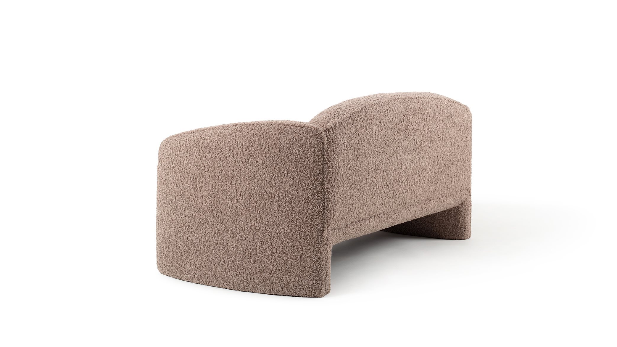 Nachii Plush Sofa Mud Braun