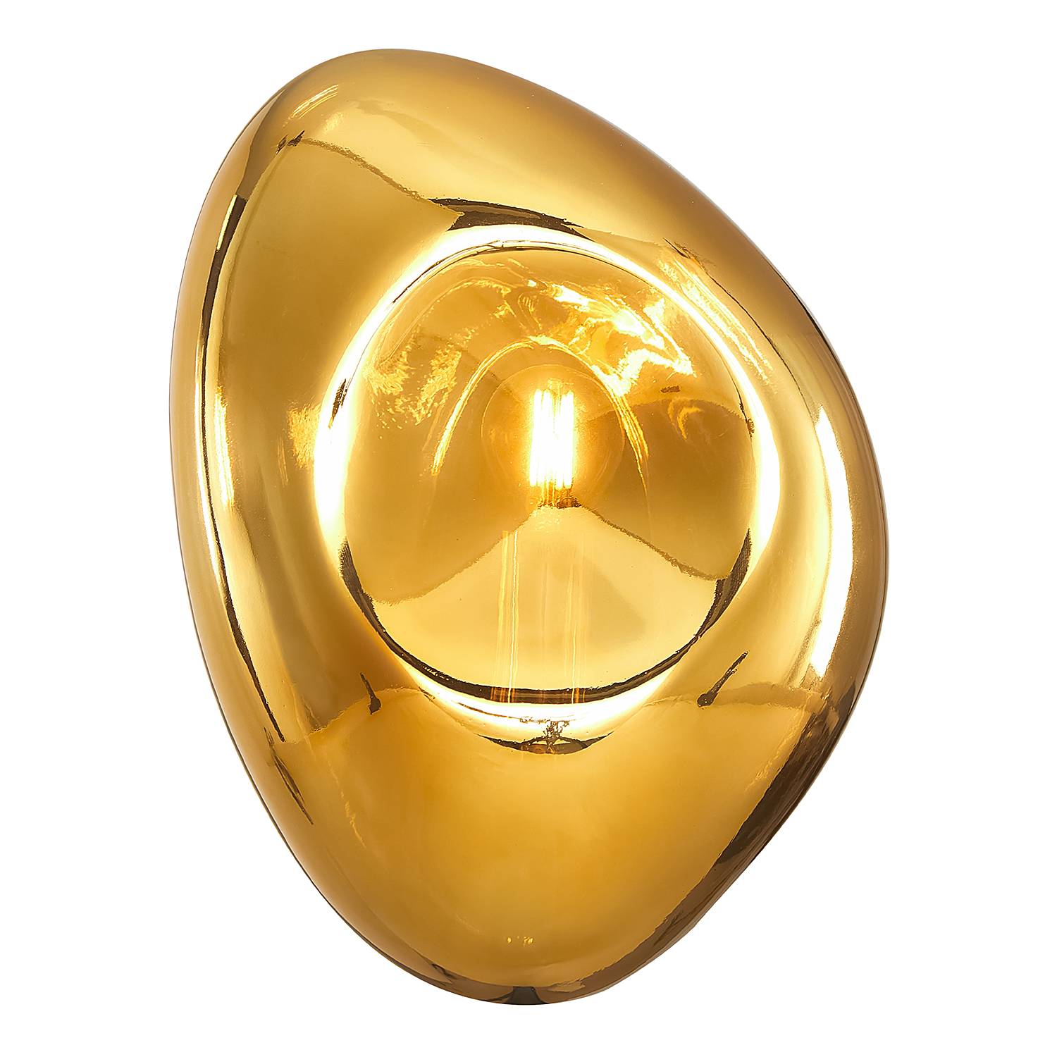 1-Flammig Mabell Typ C Wandleuchte Farbglas Metall