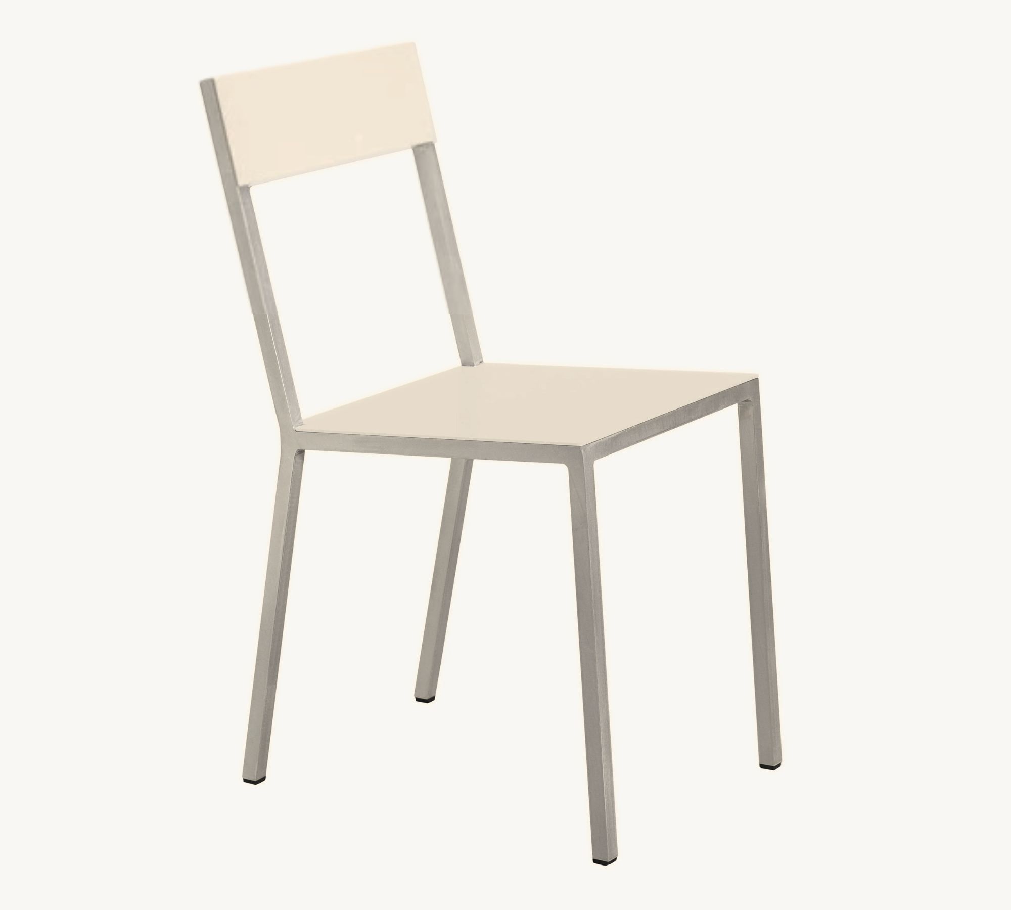 Alu Chair Stuhl Metall Creme