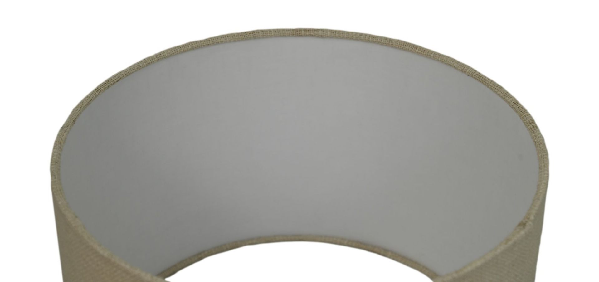 Runder Lampenschirm Creme