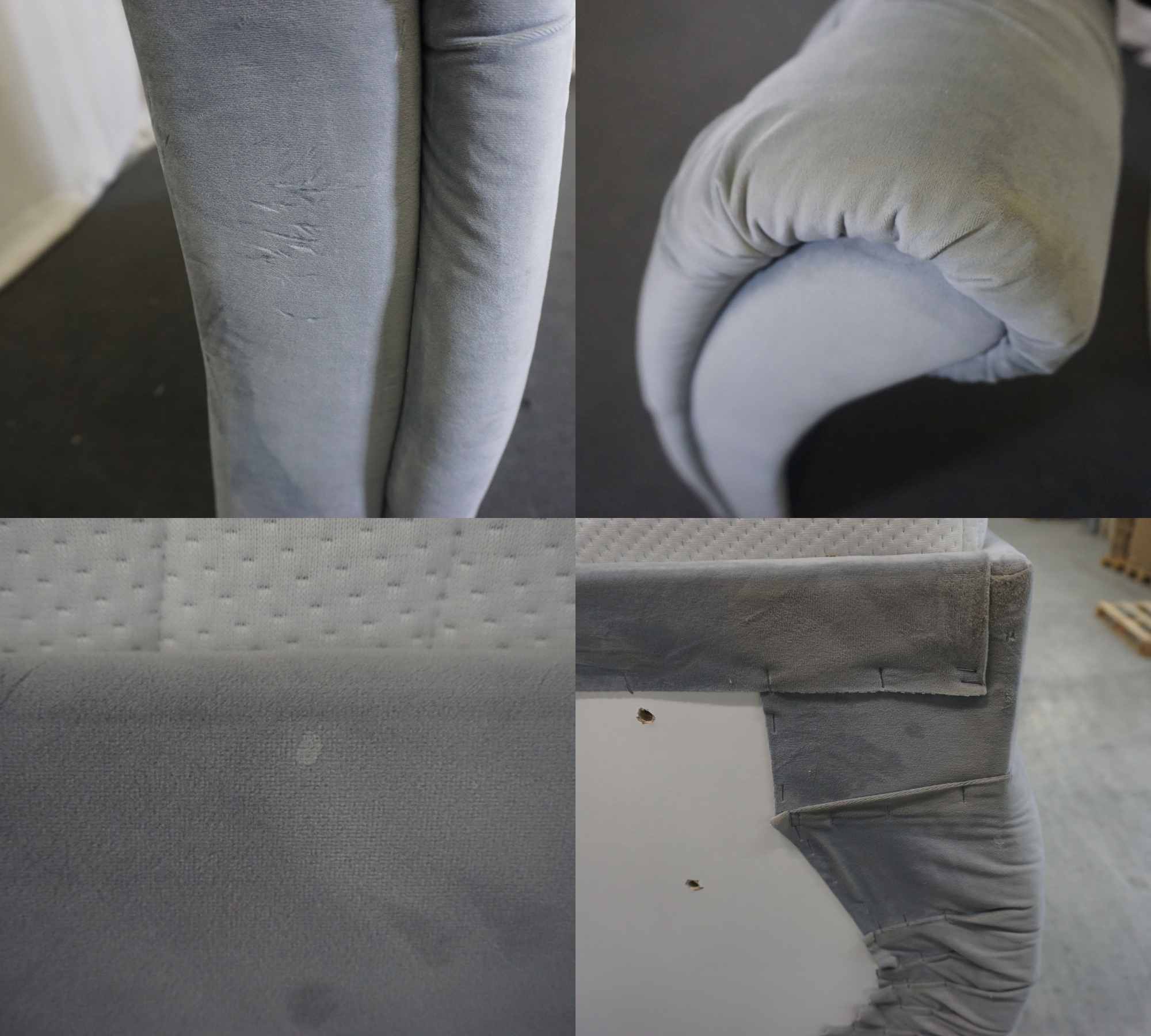 Versal 180 Boxspringbett Silber