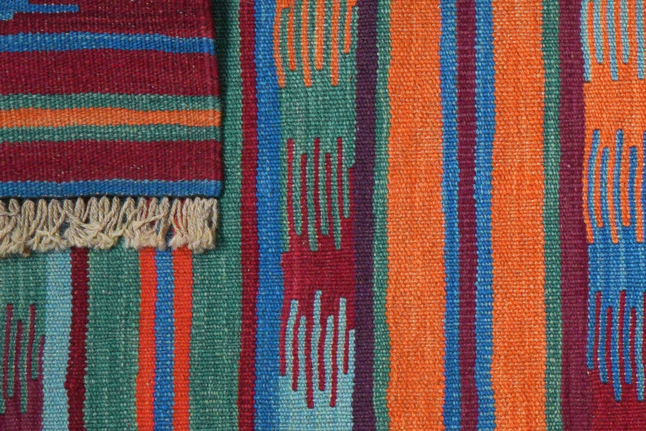 Kilim Gashgai Teppich Mehrfarbig
