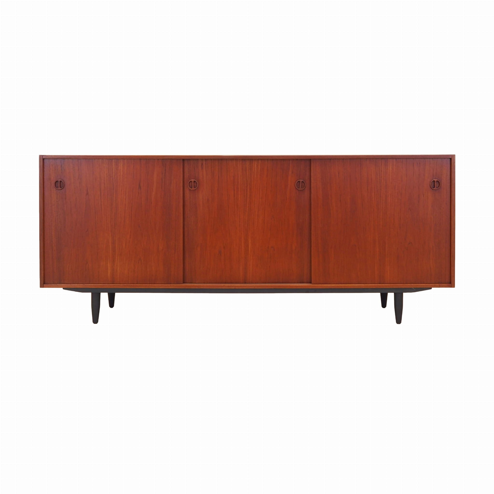 Vintage Sideboard Teakholz Braun 1970er Jahre