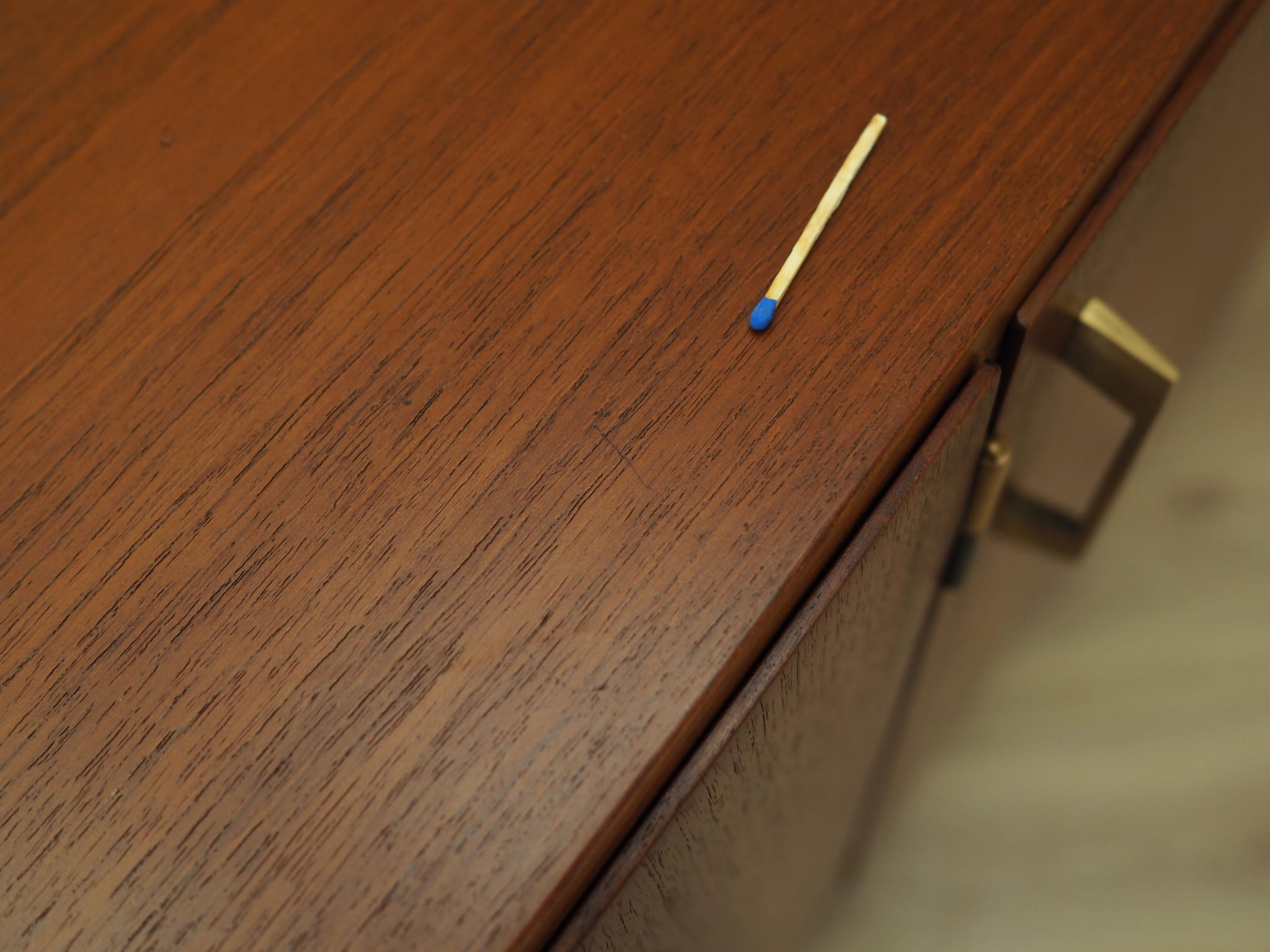 Vintage Sideboard Teak Wood Brown 1960s