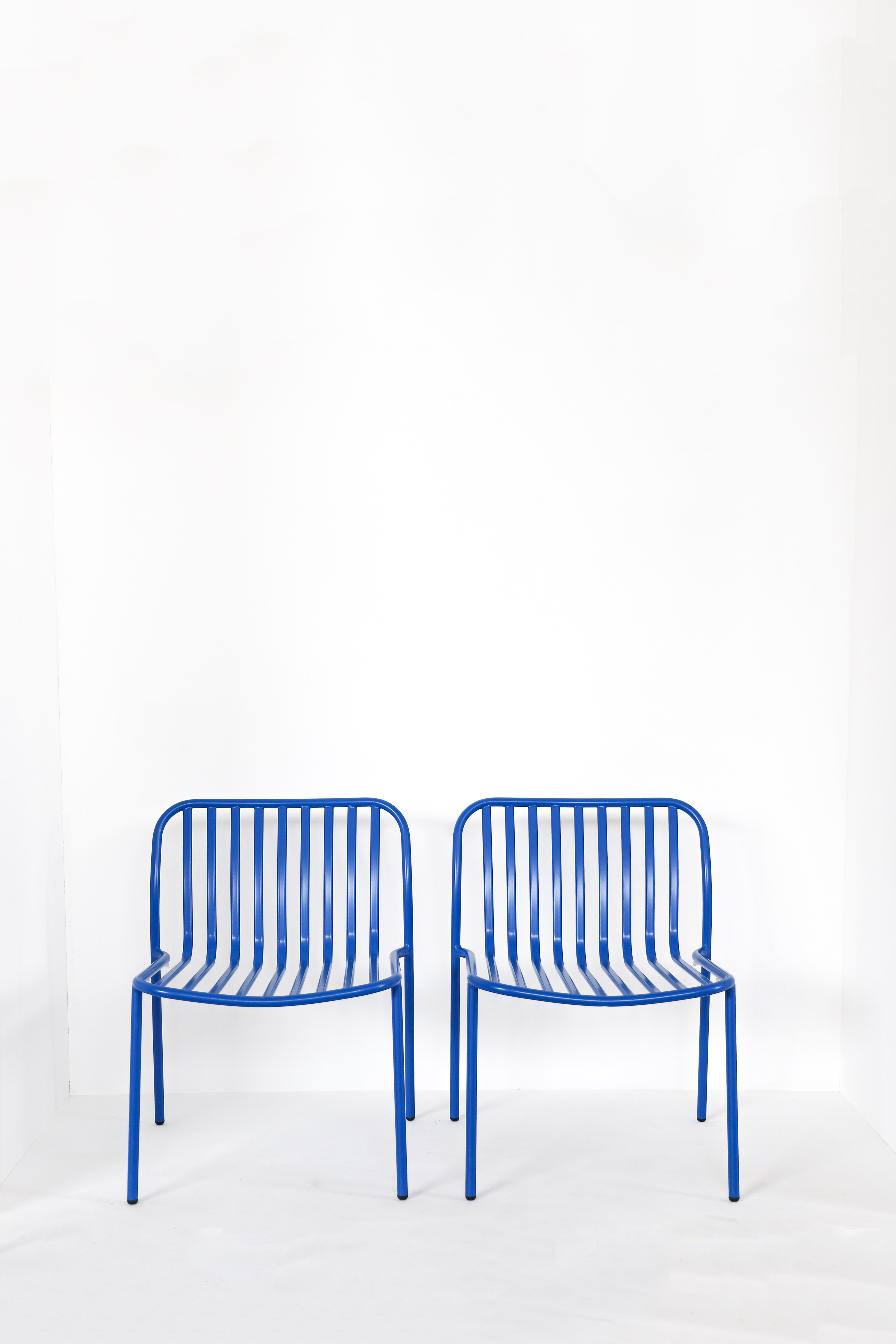 2x Metis Line Gartenstuhl Blau