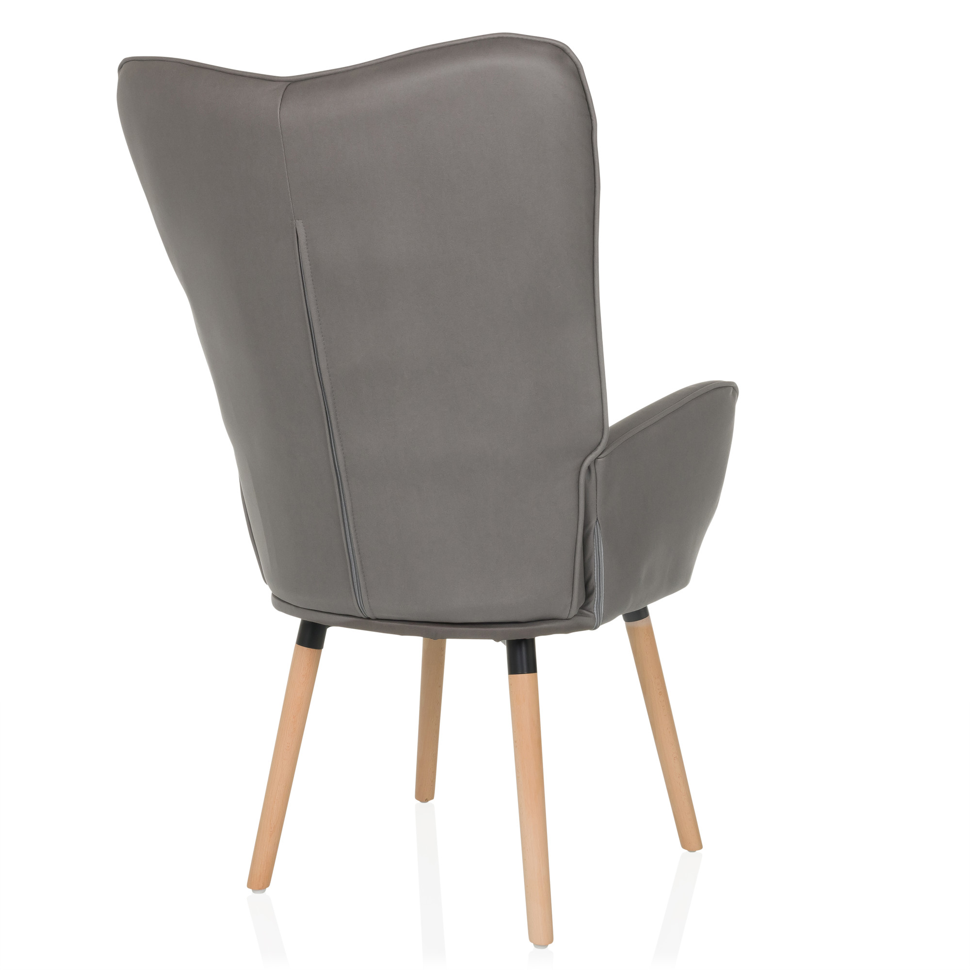 Havenio I Armchair Fabric Velvet Grey