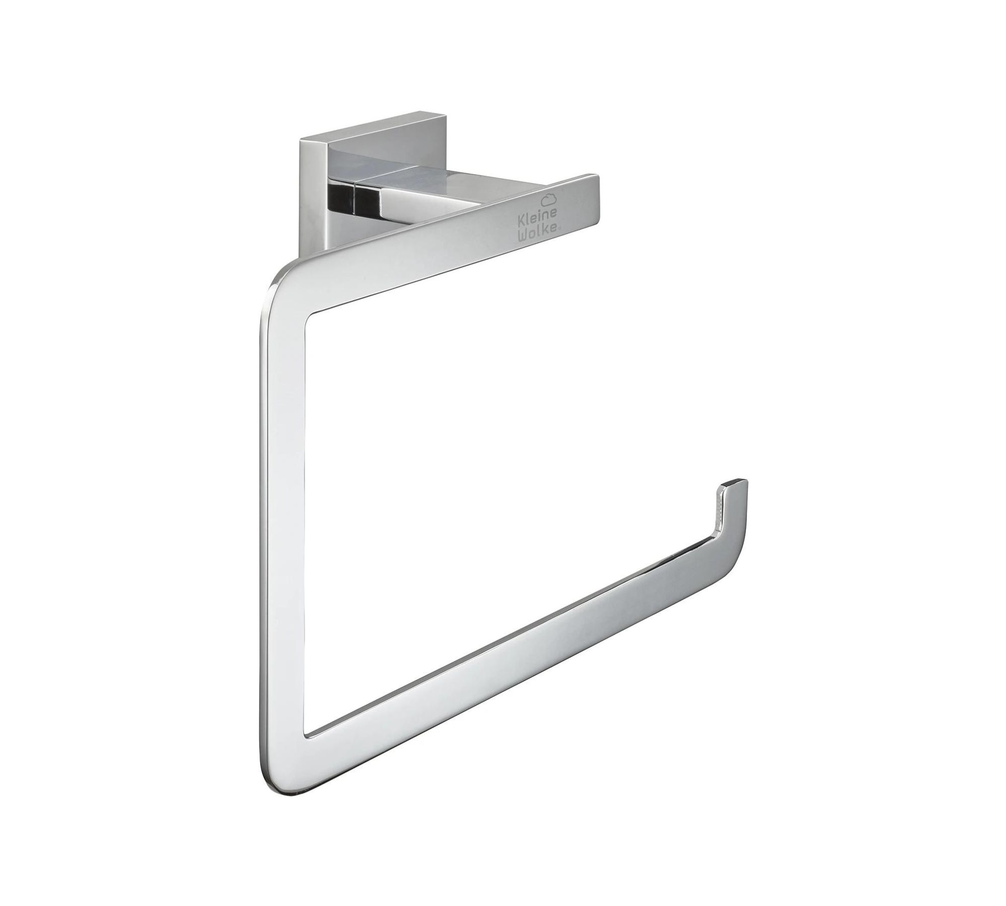 Towel rack metal silver