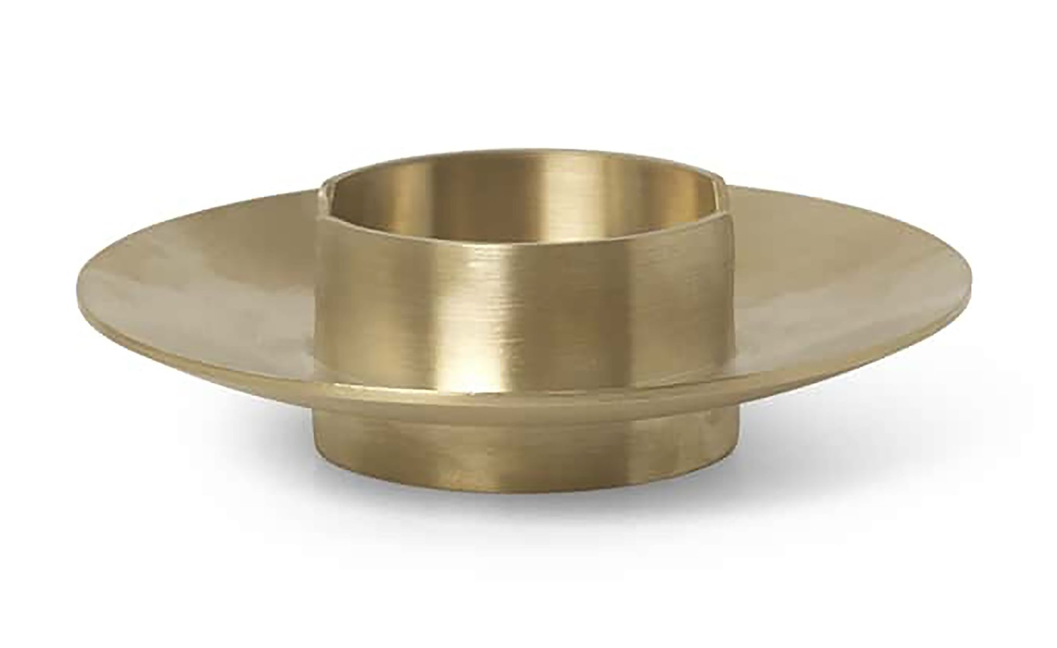 Block Kerzenhalter Gold