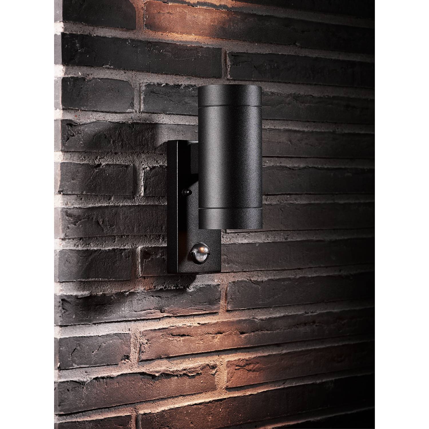 Tin Maxi Wandleuchte mit Double Sensor Aluminium 2-flammig