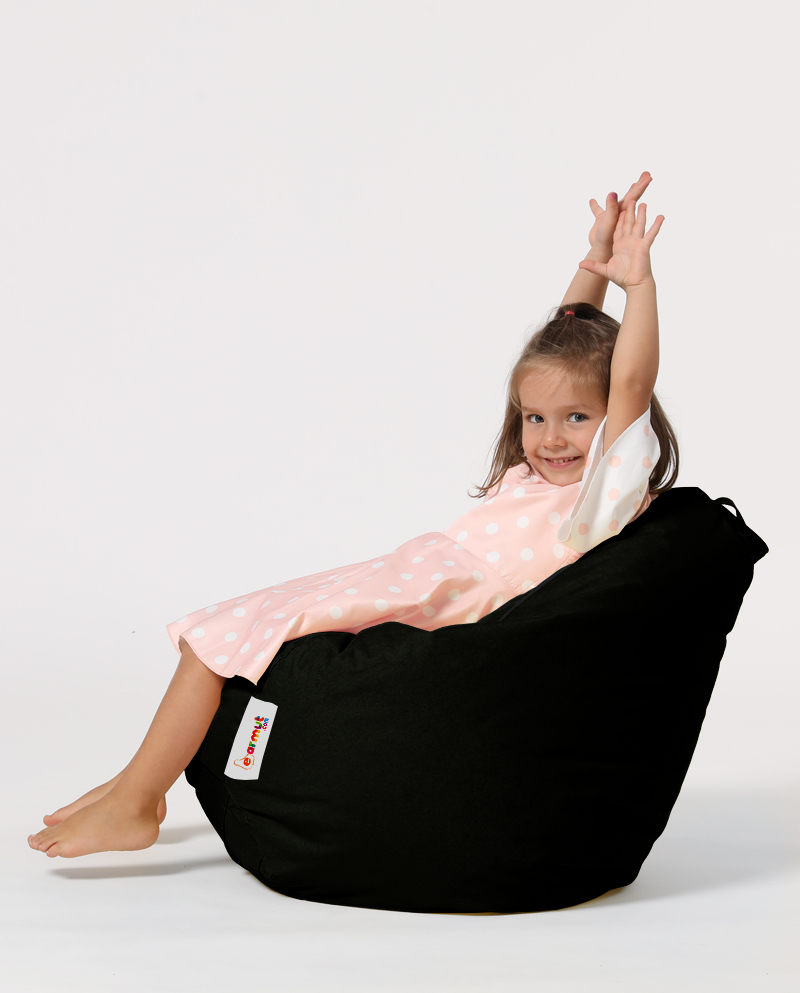 Kids Garden Beanbag Black