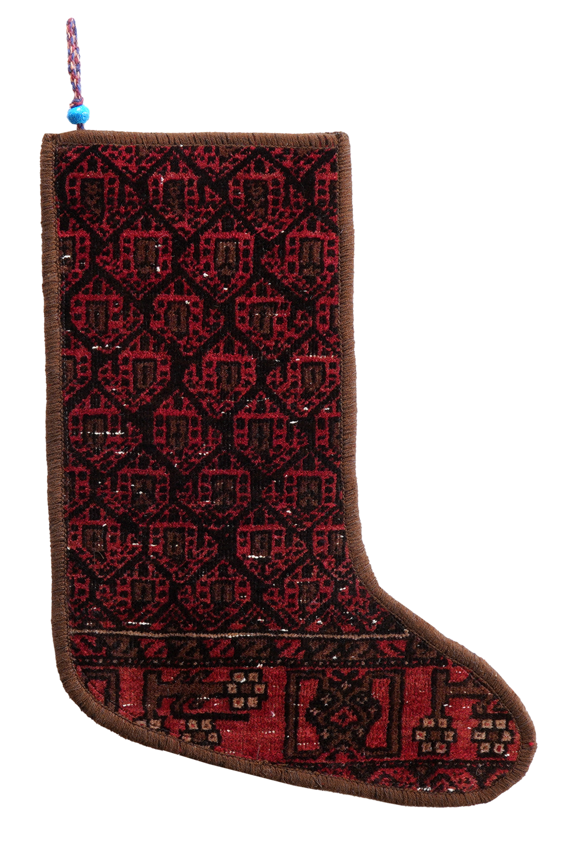 Christmas stocking Wool Multicolored 41x56cm