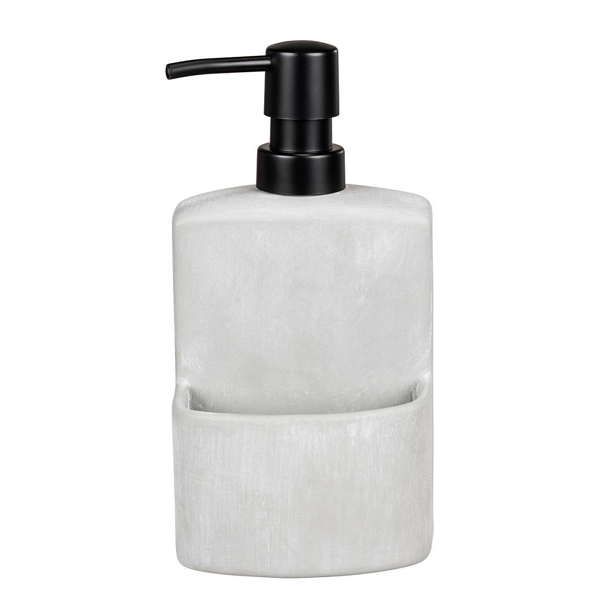 Festival Dish Soap Stand Concrete Plastic Grey