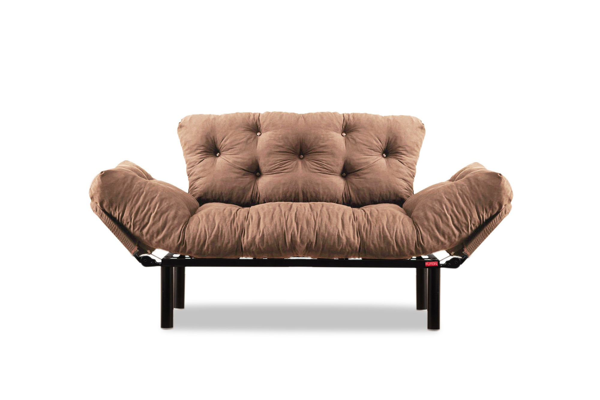 Nitta Sofa Bed 2-Seater Light Brown