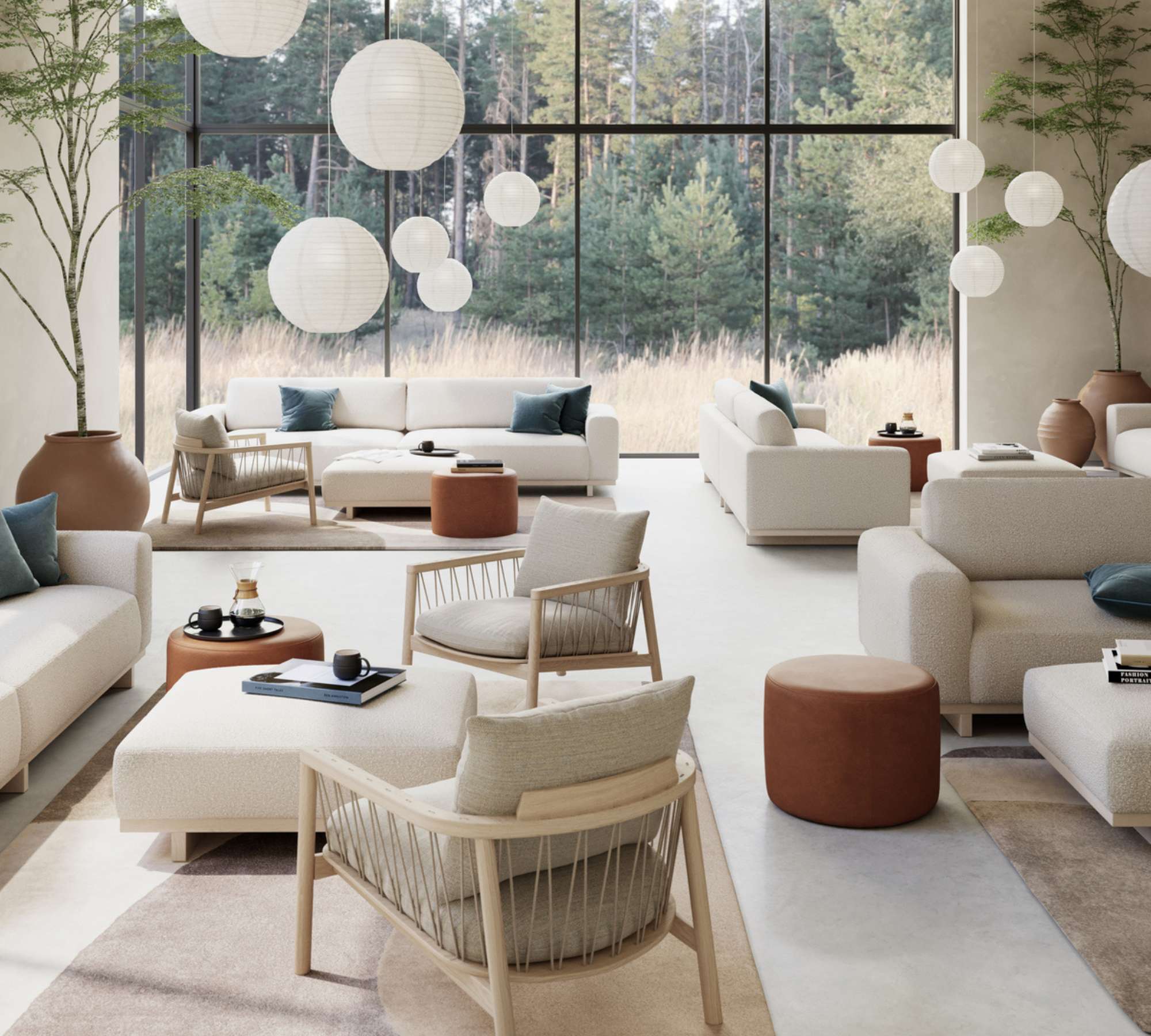 Enzo Sessel Maya Cream