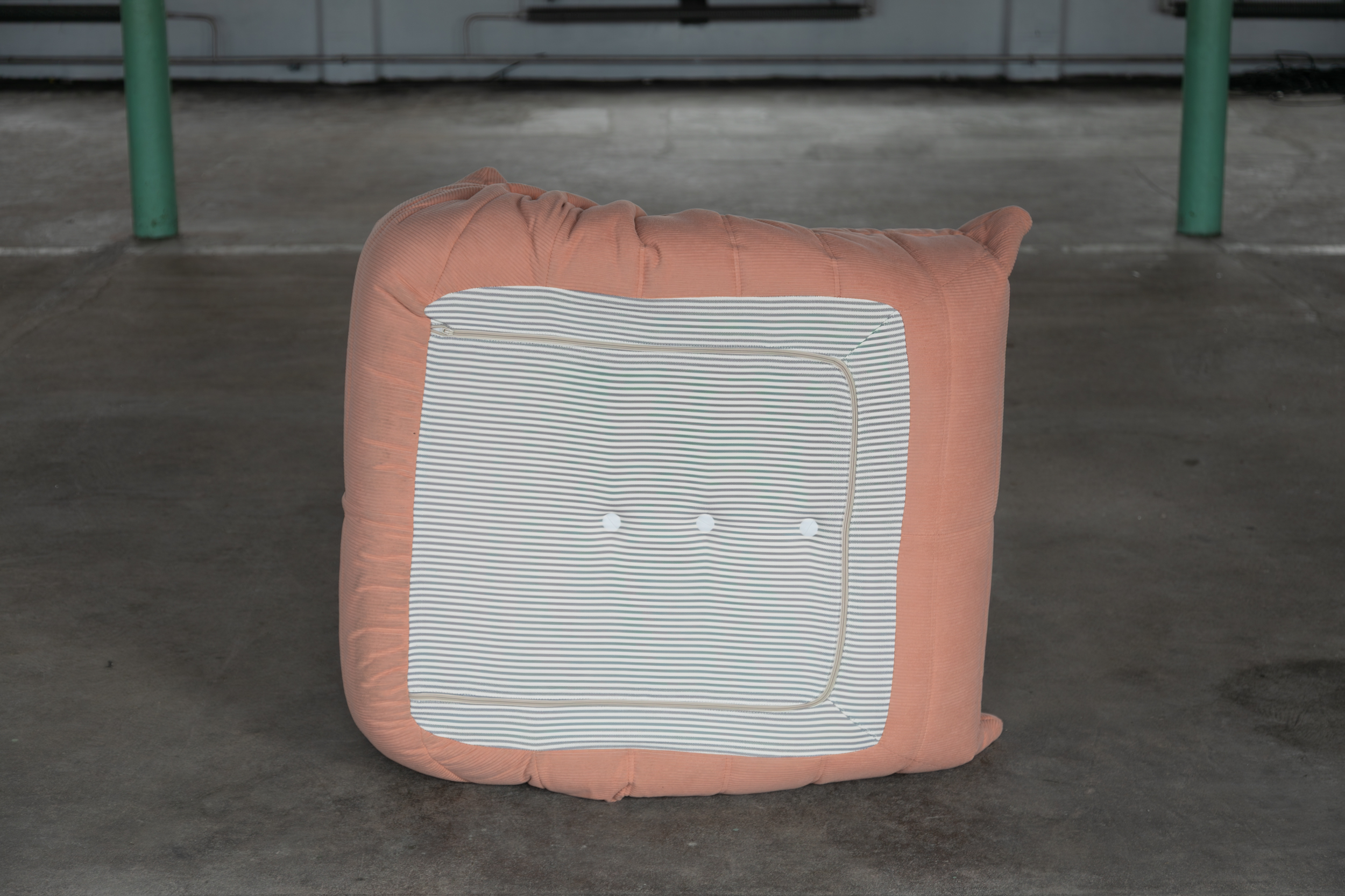 Togo Sessel und Ottoman Set Cord Rosa