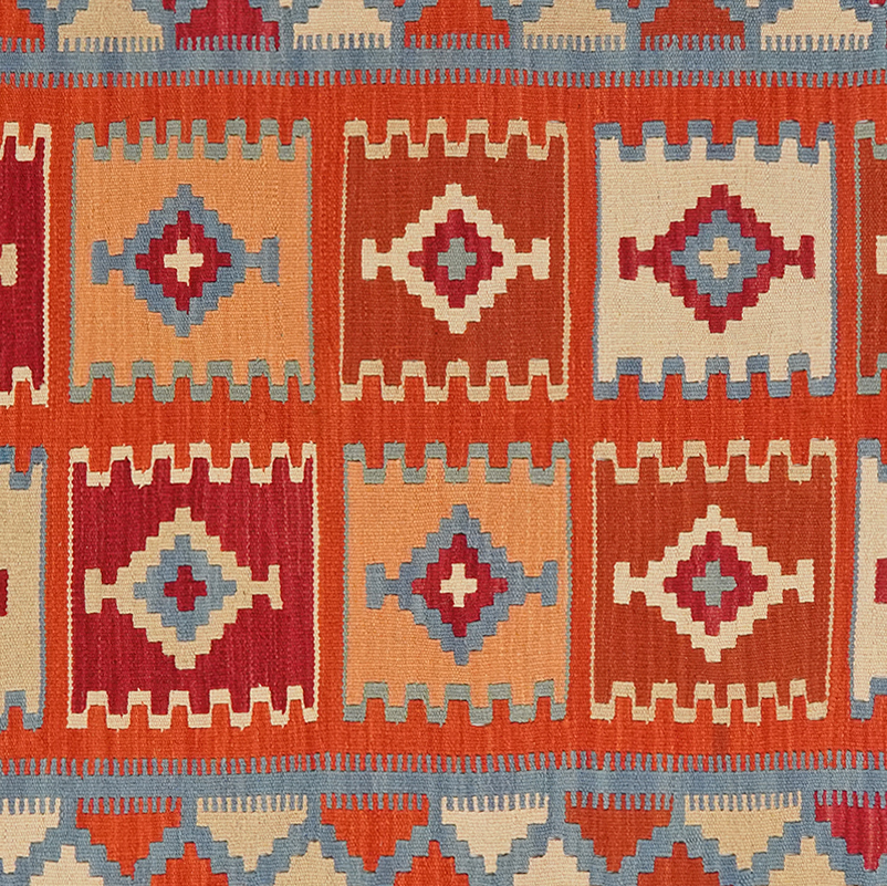 Kilim Gashgai Teppich Mehrfarbig