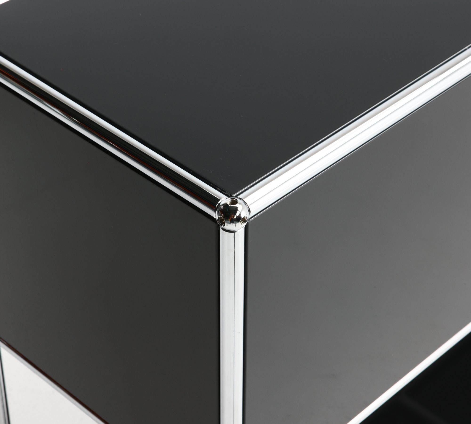 Sideboard 2x1 Mit 2 Klapptüren Graphitschwarz