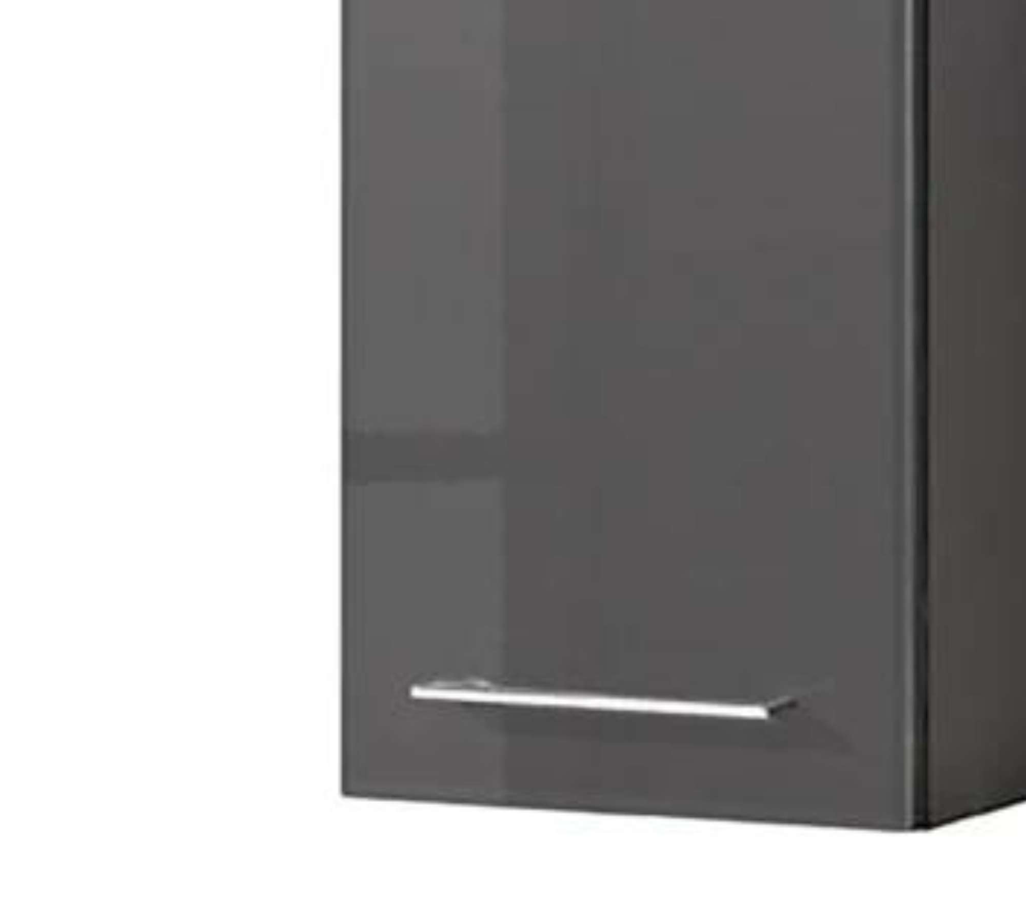 Hängeschrank Holz Grau