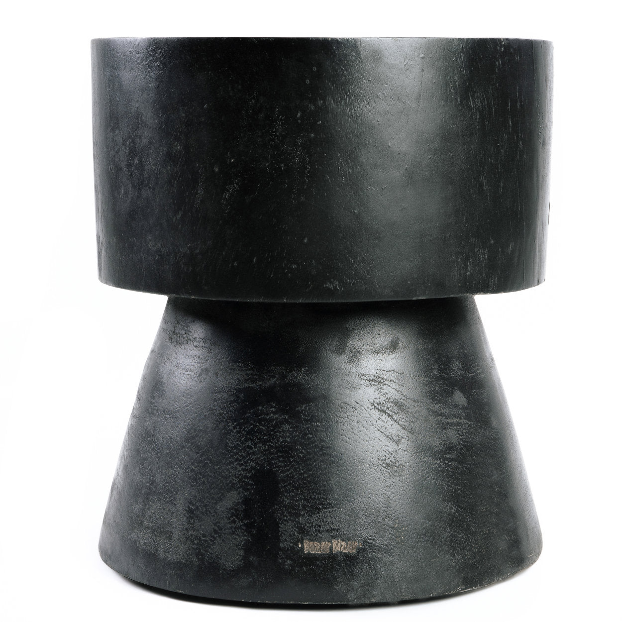 Der Warmi Hocker Schwarz ø40cm