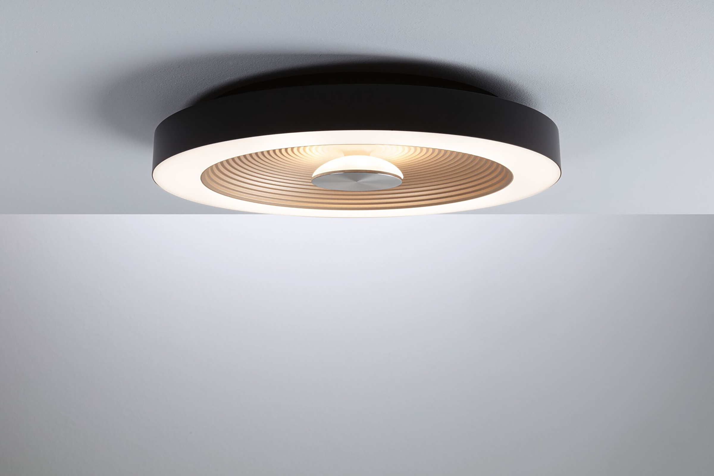 LED-Deckenleuchte Volea Schwarz Gold