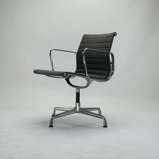 Eames EA 108 Aluminium Chair Grau