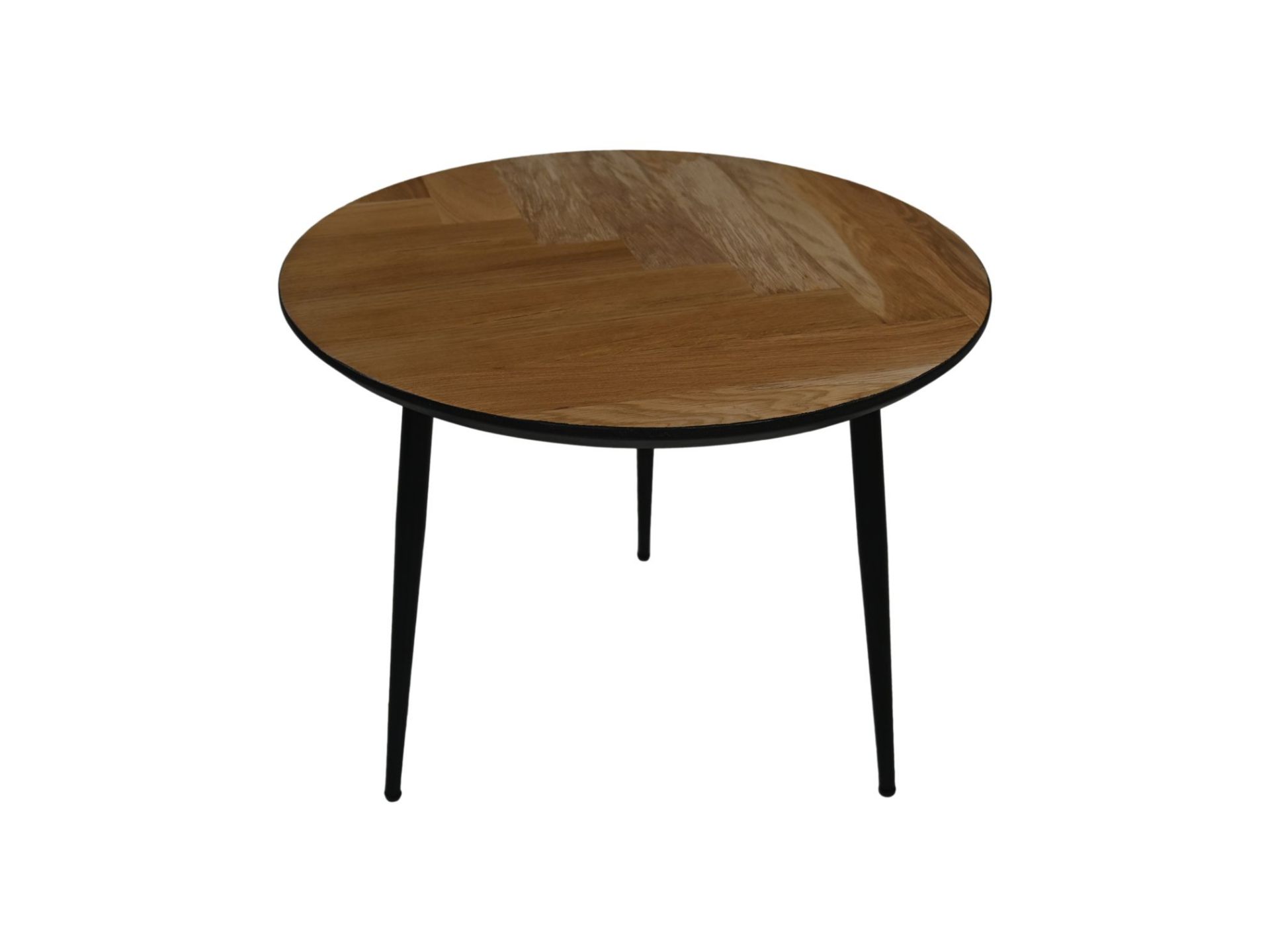 Runder Fishbone Beistelltisch ø60cm